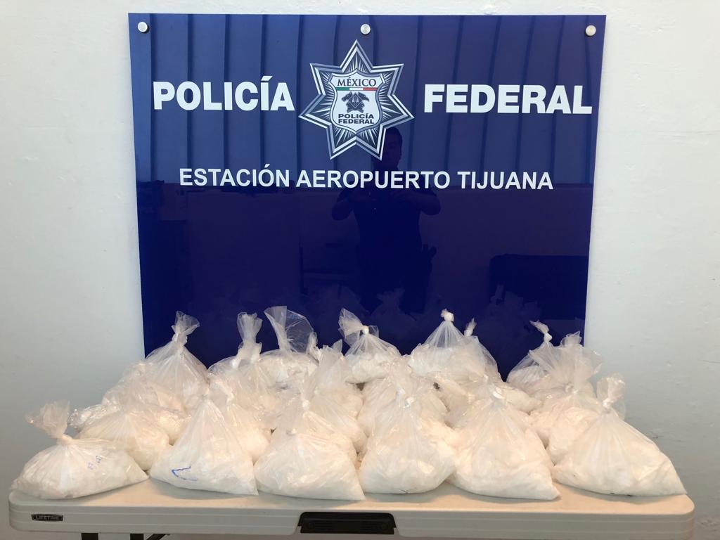 Confisca Policía Federal 20 kilos de “crystal” en Tijuana