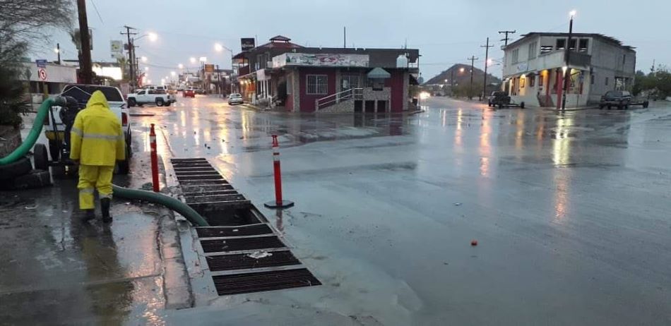 Atiende Cespm encharcamientos causados por lluvia en la ciudad