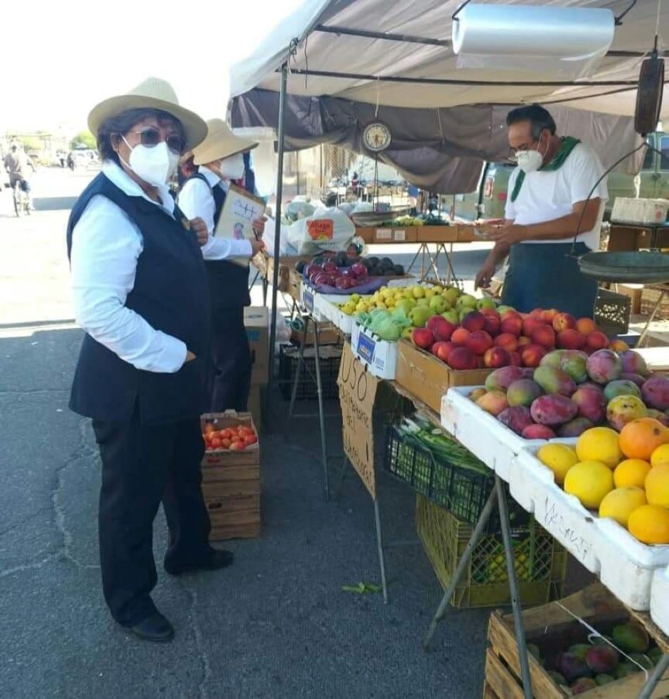 Asesoró Secretaría de Salud a mercados sobreruedas en medidas de seguridad e higiene