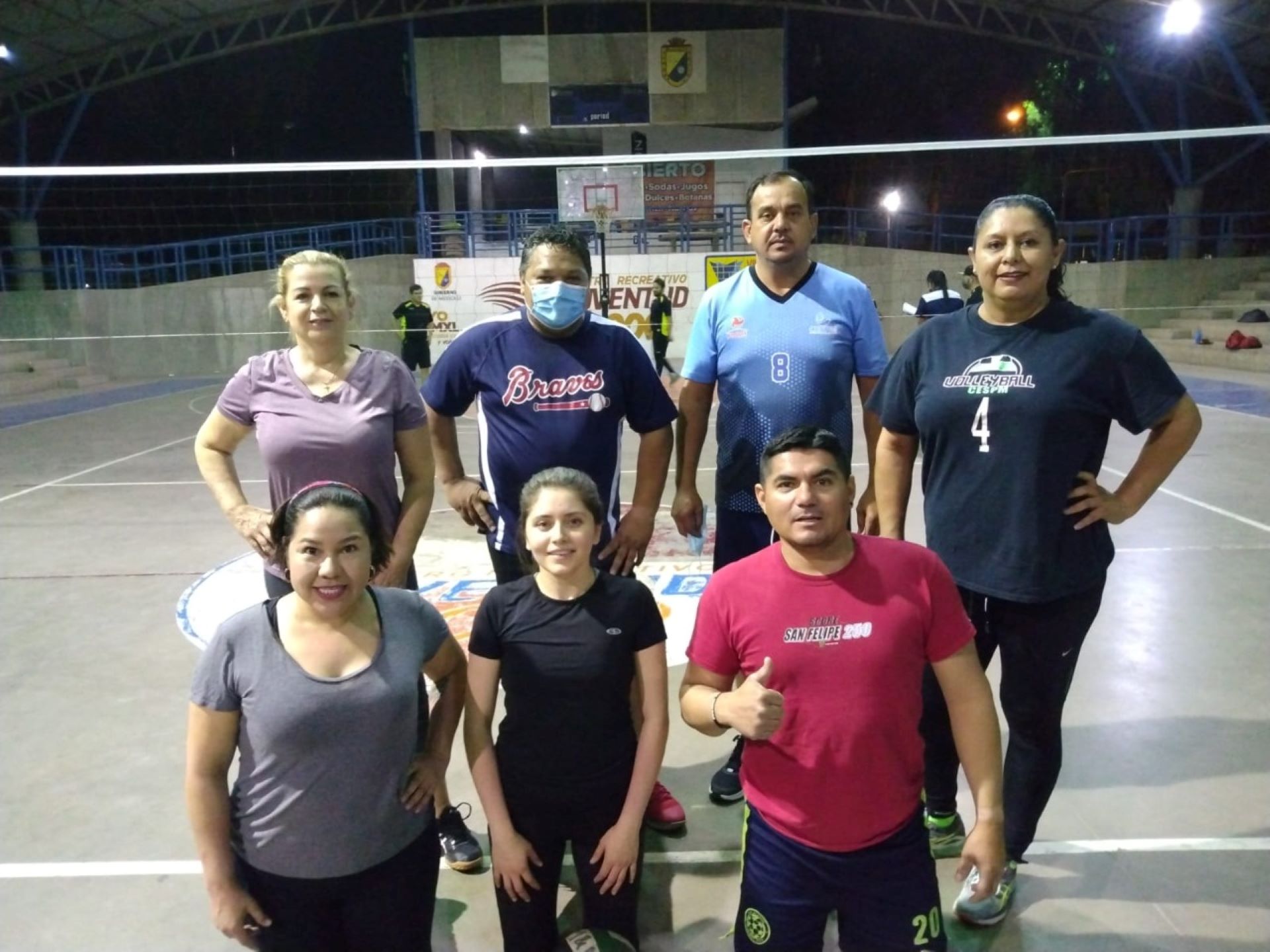 Vence CESPM a INJUVEN en el voleibol mixto