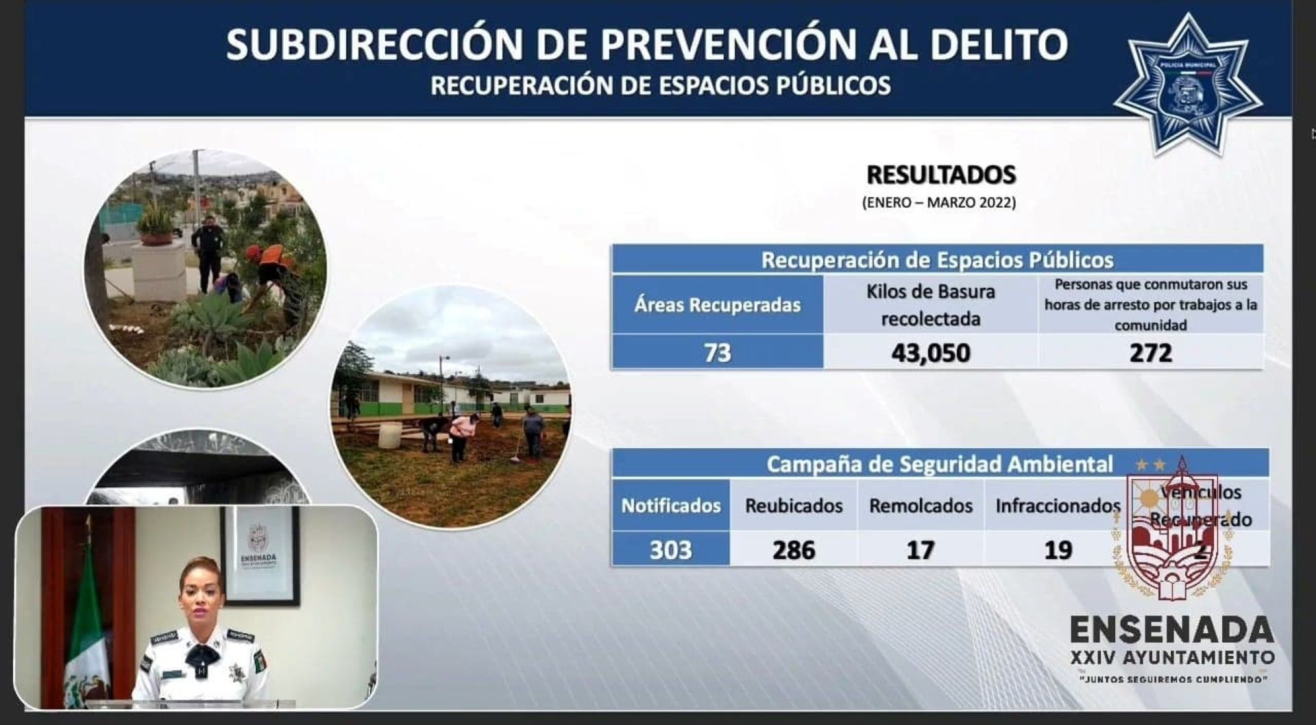 Recupera Gobierno de Ensenada 73 espacios públicos