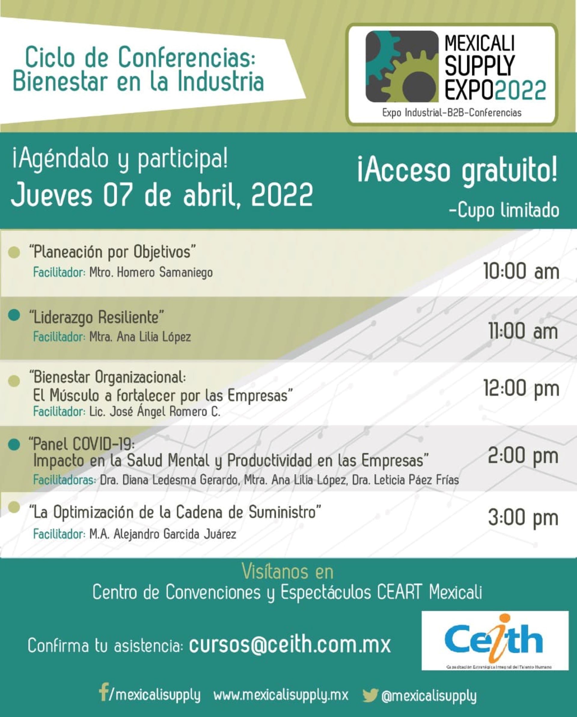 Invita Fomyde a visitar “Mexicali Supply Expo 2022”