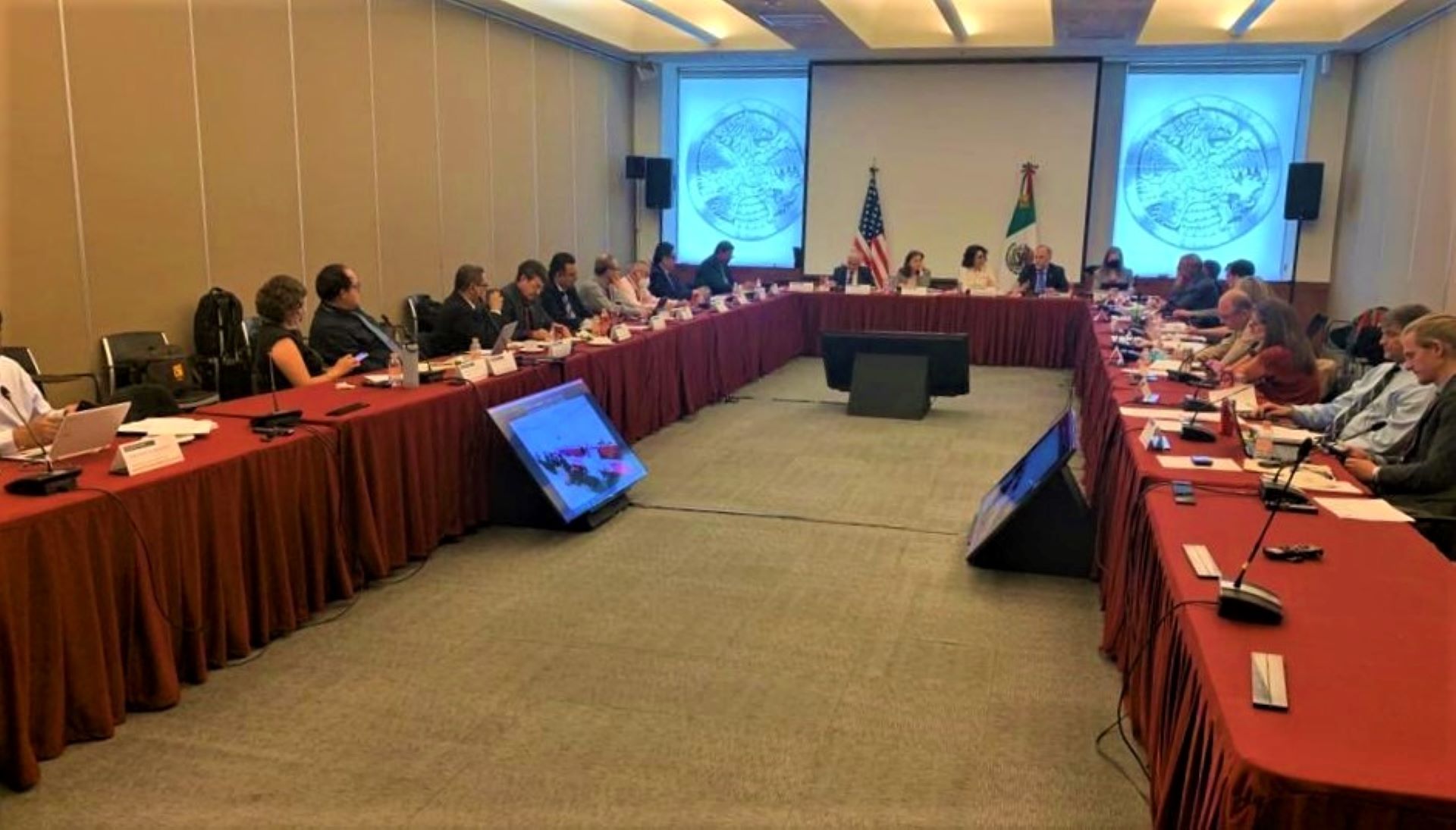 Participa Gobierno de BC reunión del Río Colorado