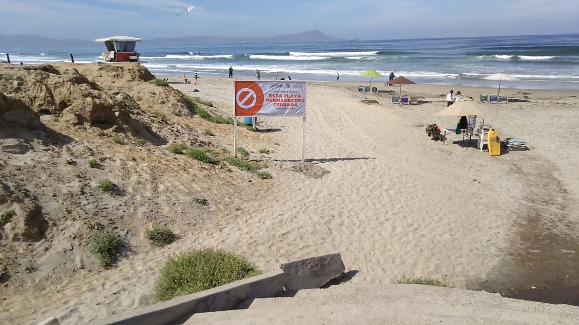 Gobierno de Ensenada mantiene cierre de Playa Hermosa: Armando Ayala