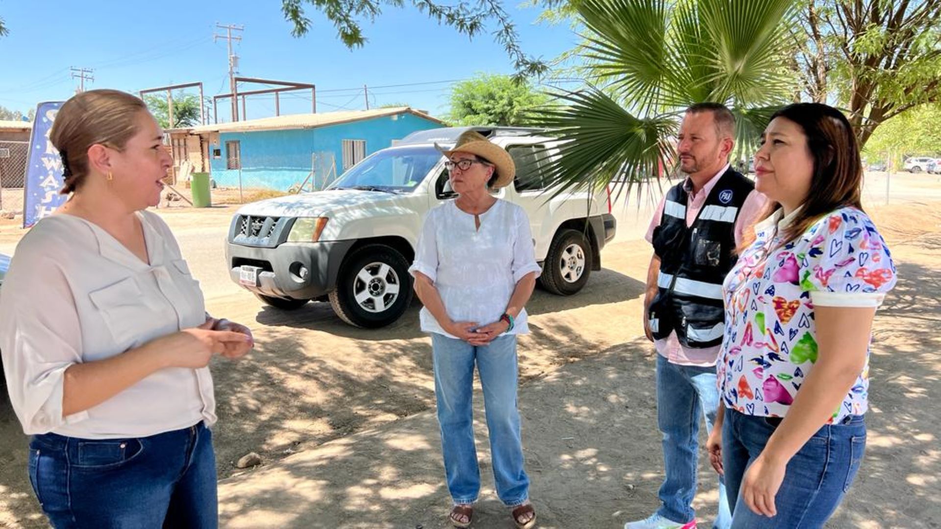 Gestiona Edel de la Rosa agua potable para familias del Valle