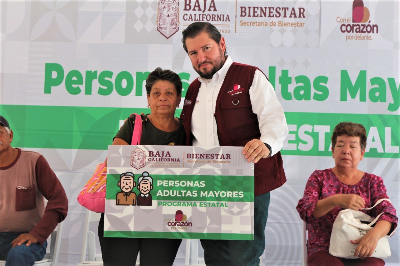 Inicia Secretaría de Bienestar entrega de apoyos a personas adultas mayores en Mexicali