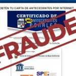 Alerta SGG a población sobre fraudes en cartas de antecedentes penales