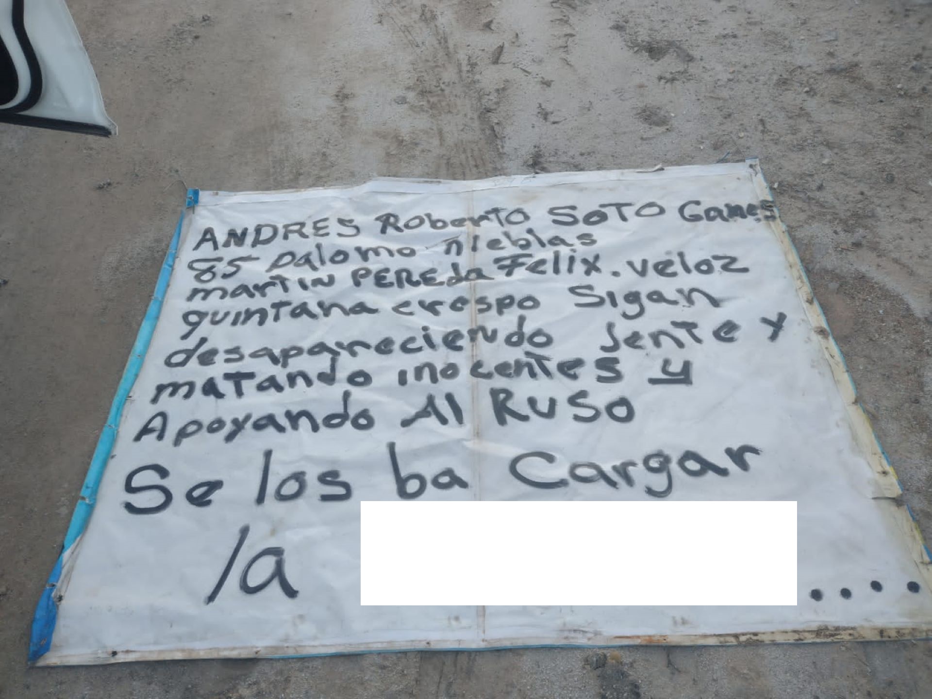 Colocan nueva narcomanta en Mexicali; Amenazan a municipales