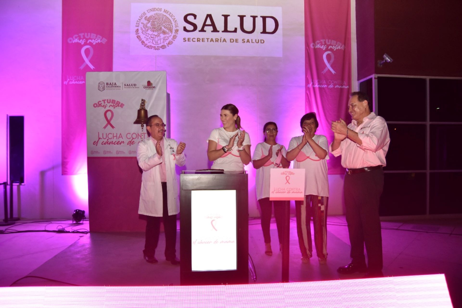 Arranca Marina del Pilar el “Mes Rosa” en BC para concientizar sobre el cáncer de mama