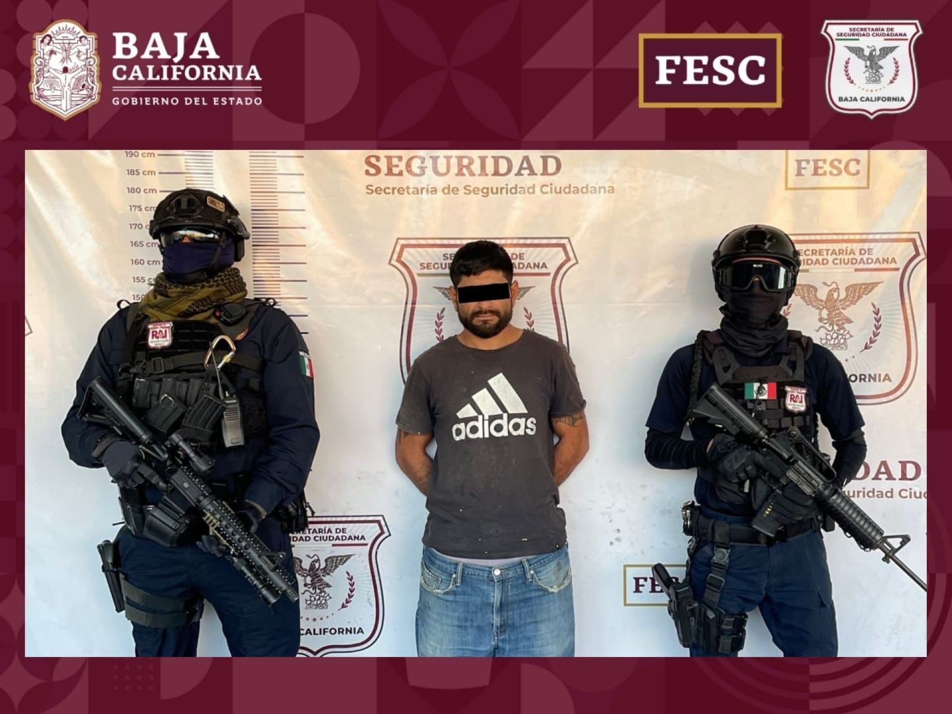 Cumplimenta FESC orden de aprehensión por el delito de secuestro