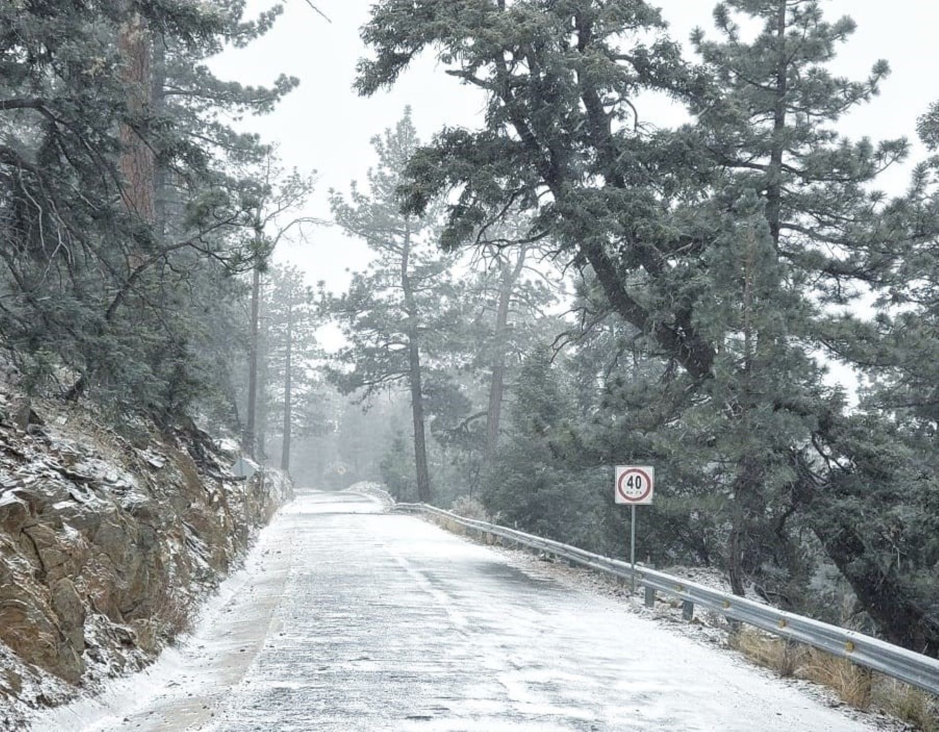 Cae primera nevada de la temporada invernal y continúa frente frío: CEPC