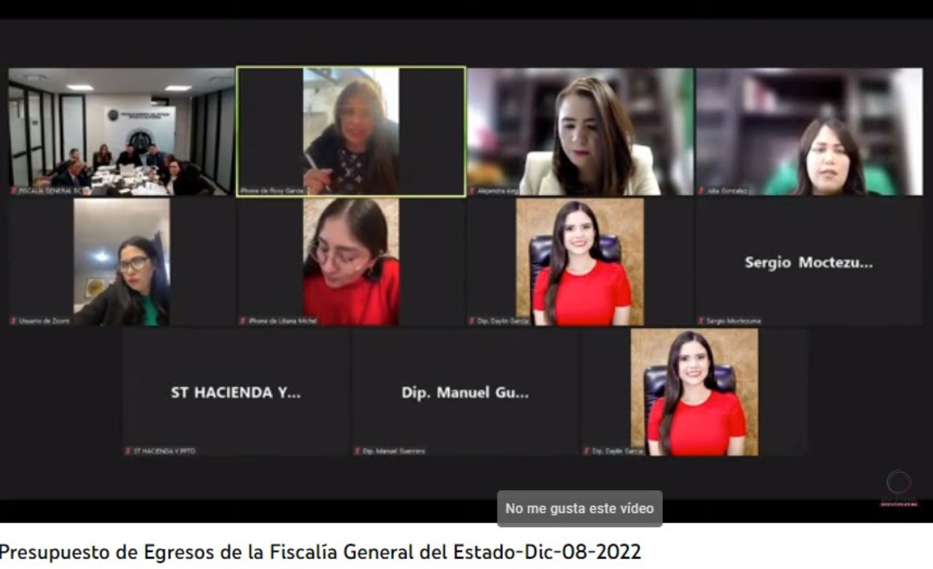 Presenta Fiscalía General del Estado presupuesto de egresos por más de 2 mil MDP para 2023