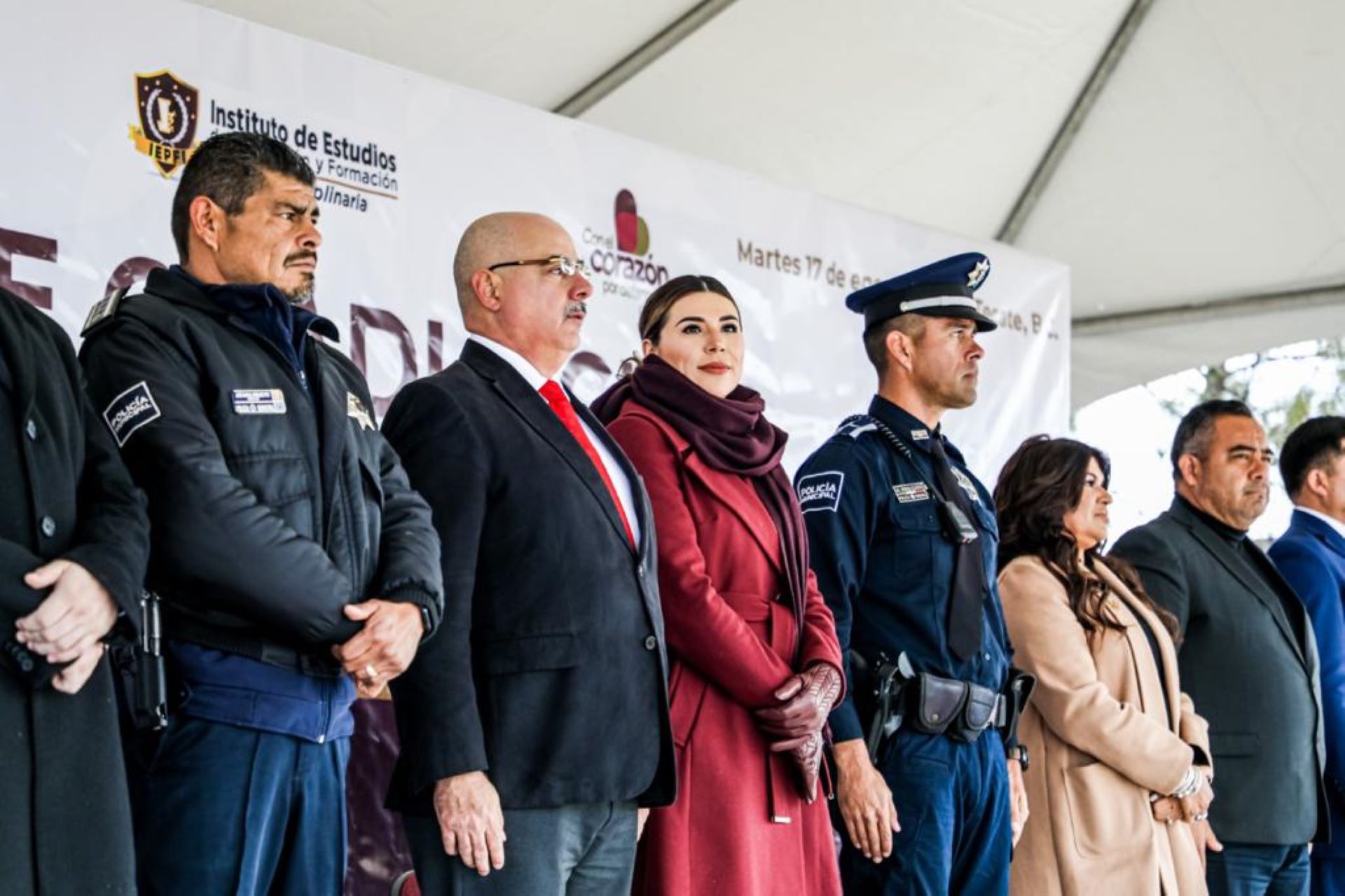 Encabeza Marina del Pilar graduación de nuevos policías para BC