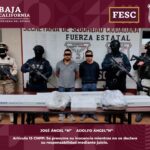 Detienen FESC, Sedena y Guardia Nacional a dos hombres en poder de tres armas de fuego, chalecos balísticos y más de 700 balas