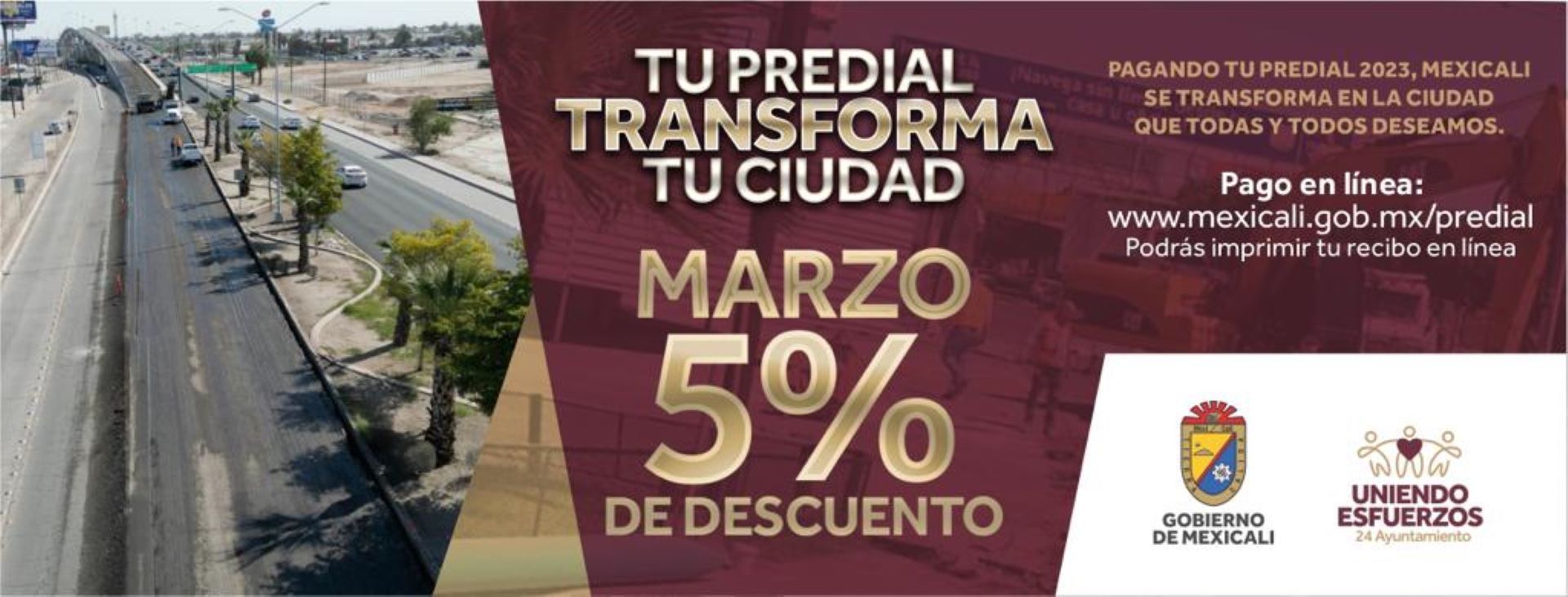 Recauda Gobierno de Mexicali $540 MDP en los primeros dos meses por impuesto predial