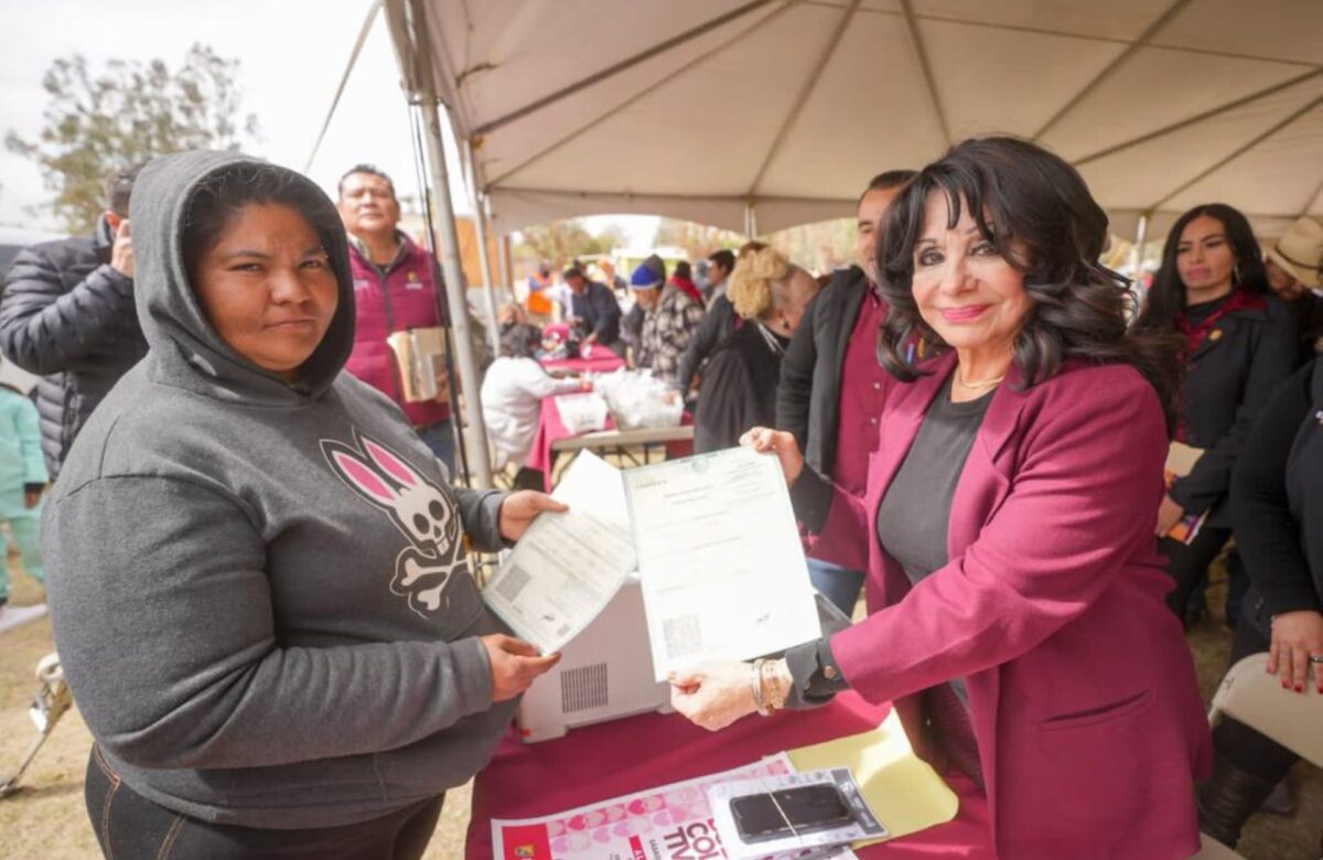 Apoya Norma Bustamante a familias del Valle de Mexicali con “DIF a Domicilio”