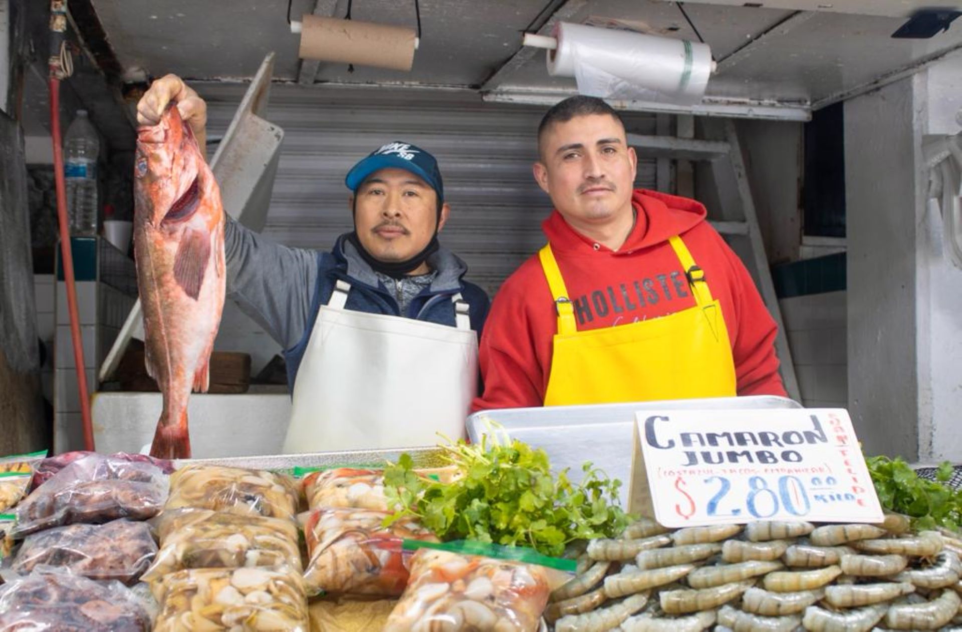 Informa y previene Coepris BC riesgos entre comerciantes de pescados y mariscos