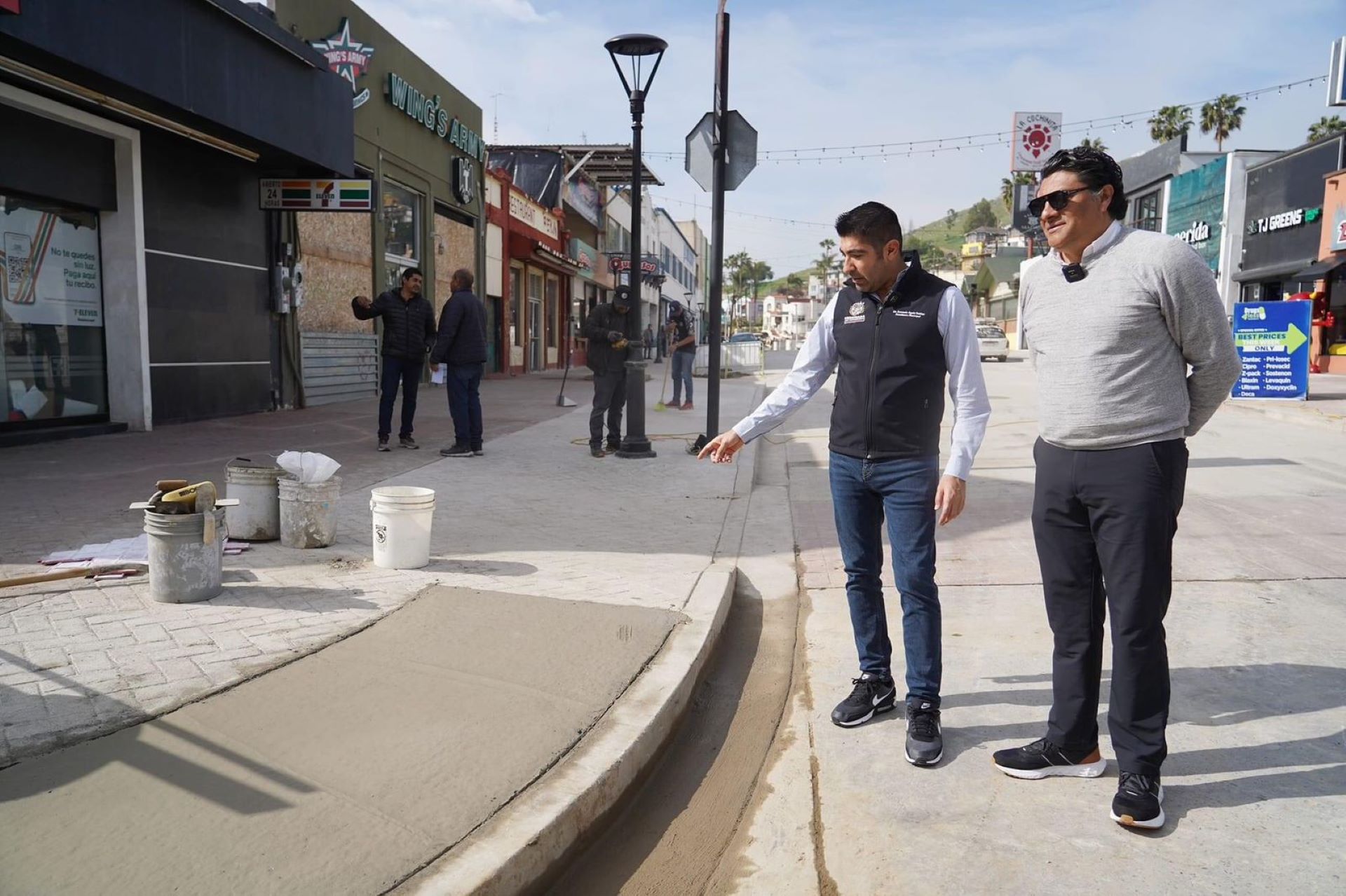 Avanzan trabajos de rehabilitación en las calles Ruiz y Primera
