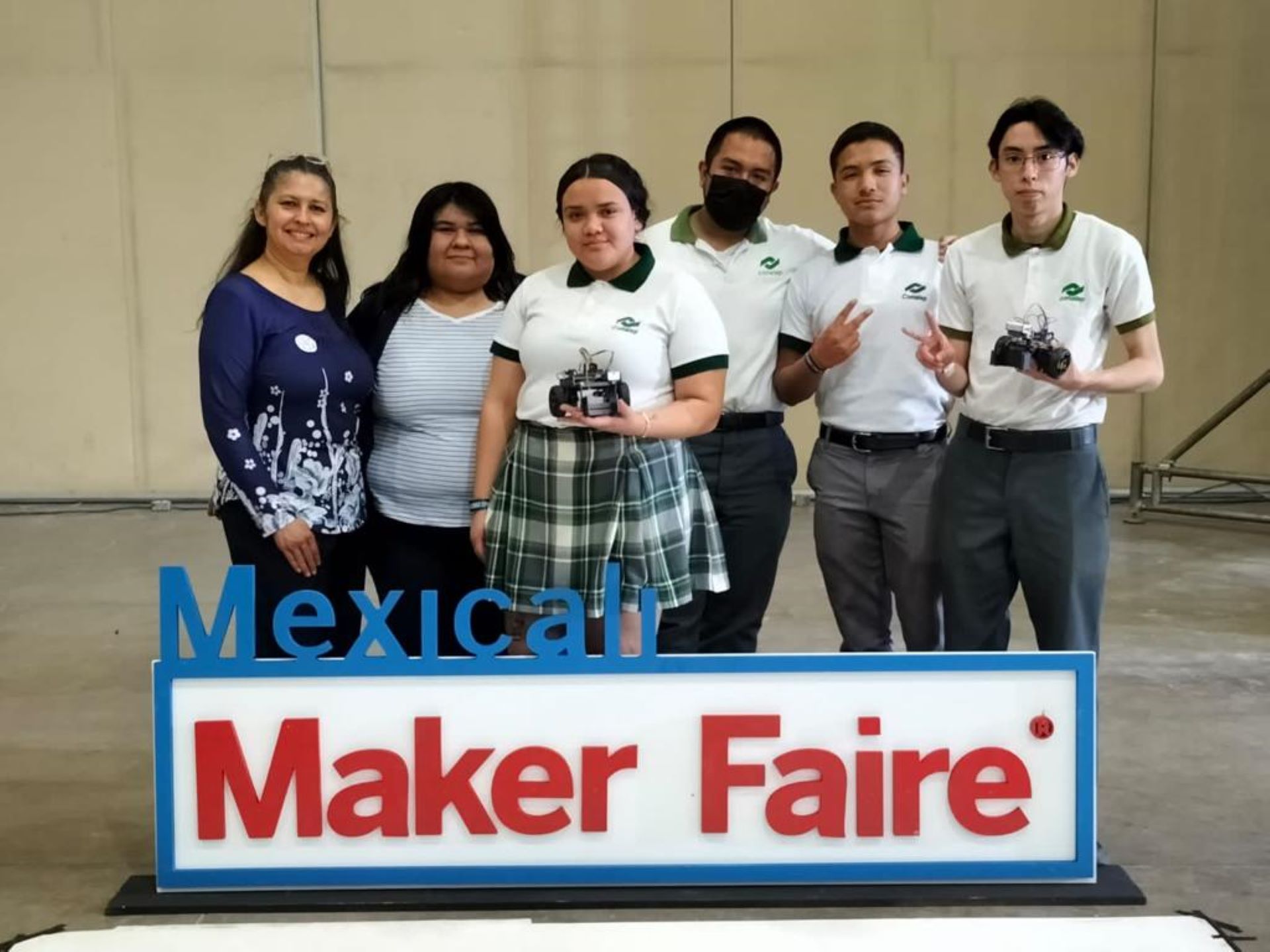 Ganan alumnos de Conalep Plantel Mexicali I en el concurso robot Battlegrounds 2023