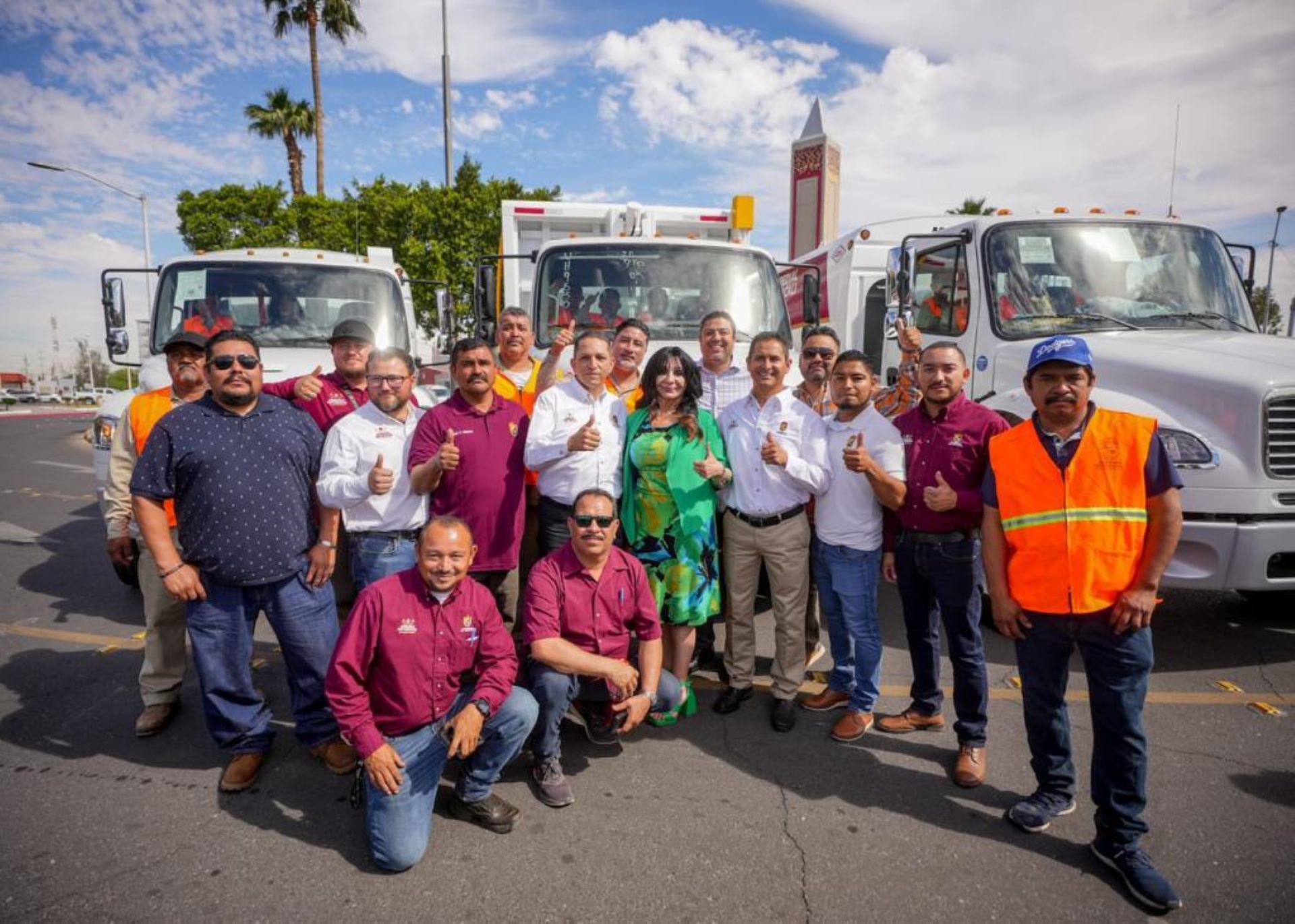 Alcaldesa de Mexicali adquiere nuevos camiones para mejorar recolección de basura