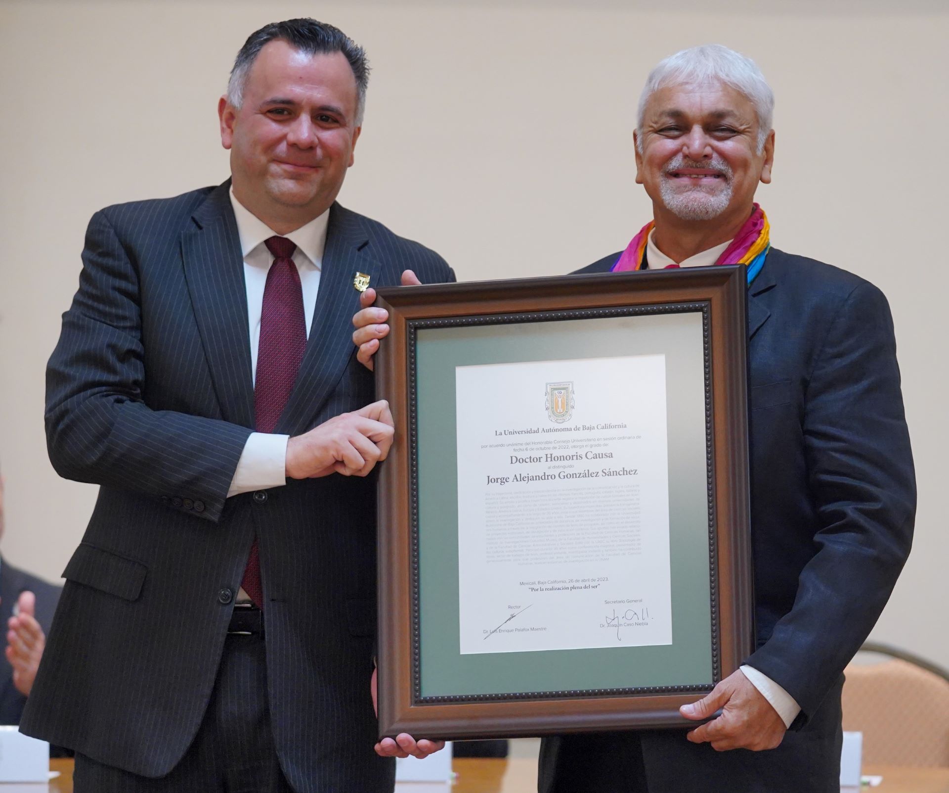 Reconoce UABC aportaciones del doctor Jorge A. González