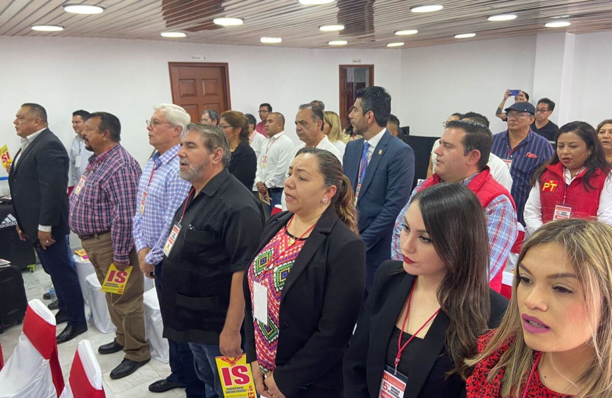 Histórica participación de delegación del PT de BC en el 5º. Congreso Nacional Extraordinario en CDMX