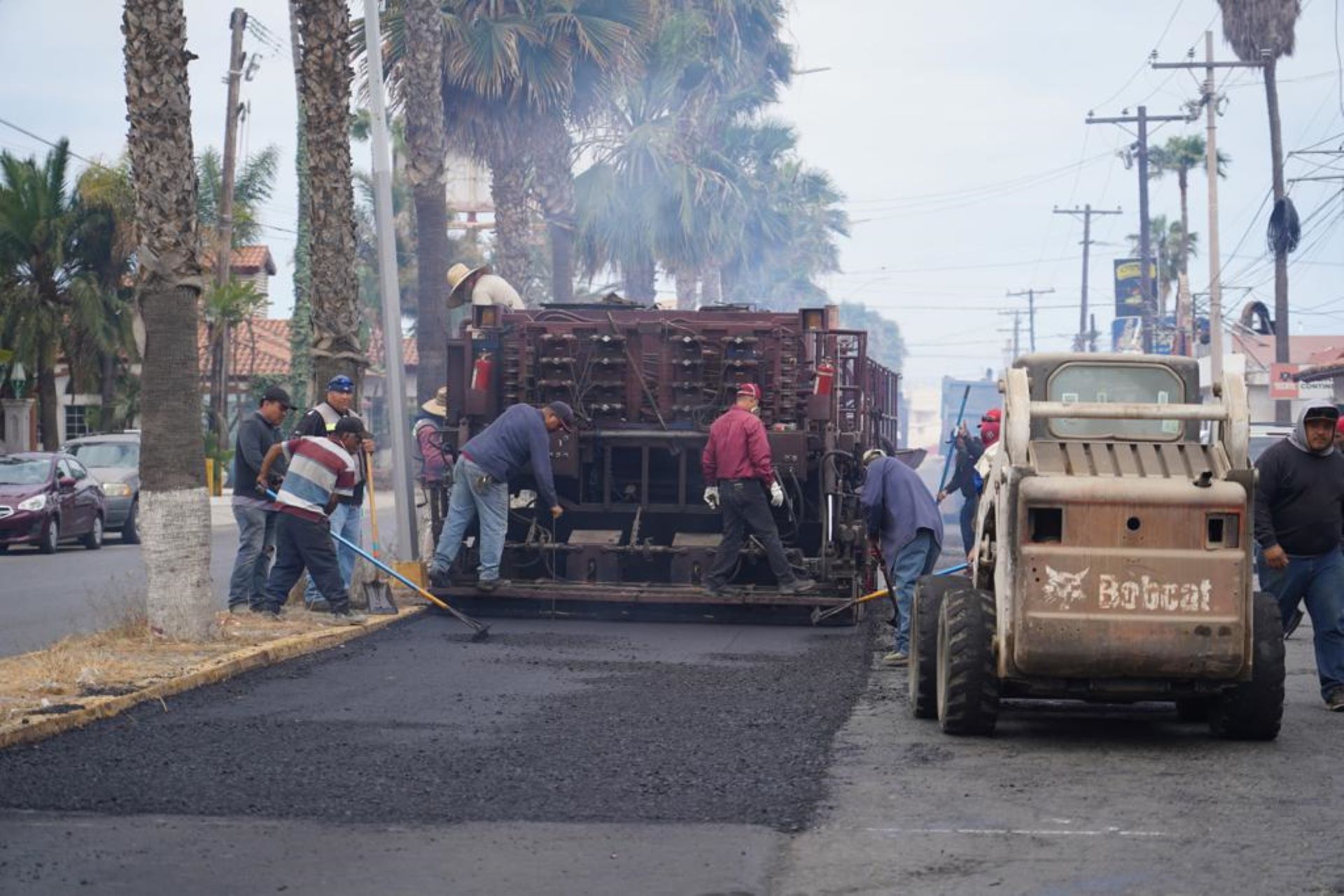 Supervisa alcalde Armando Ayala rehabilitación del bulevar Sanginés