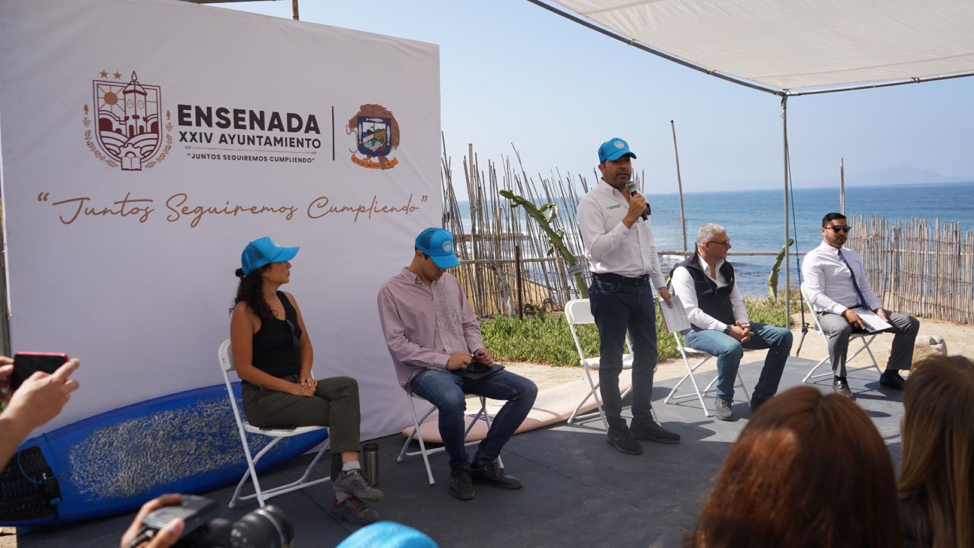 Encabeza alcalde Armando Ayala liberación del acceso peatonal a la Playa Stacks