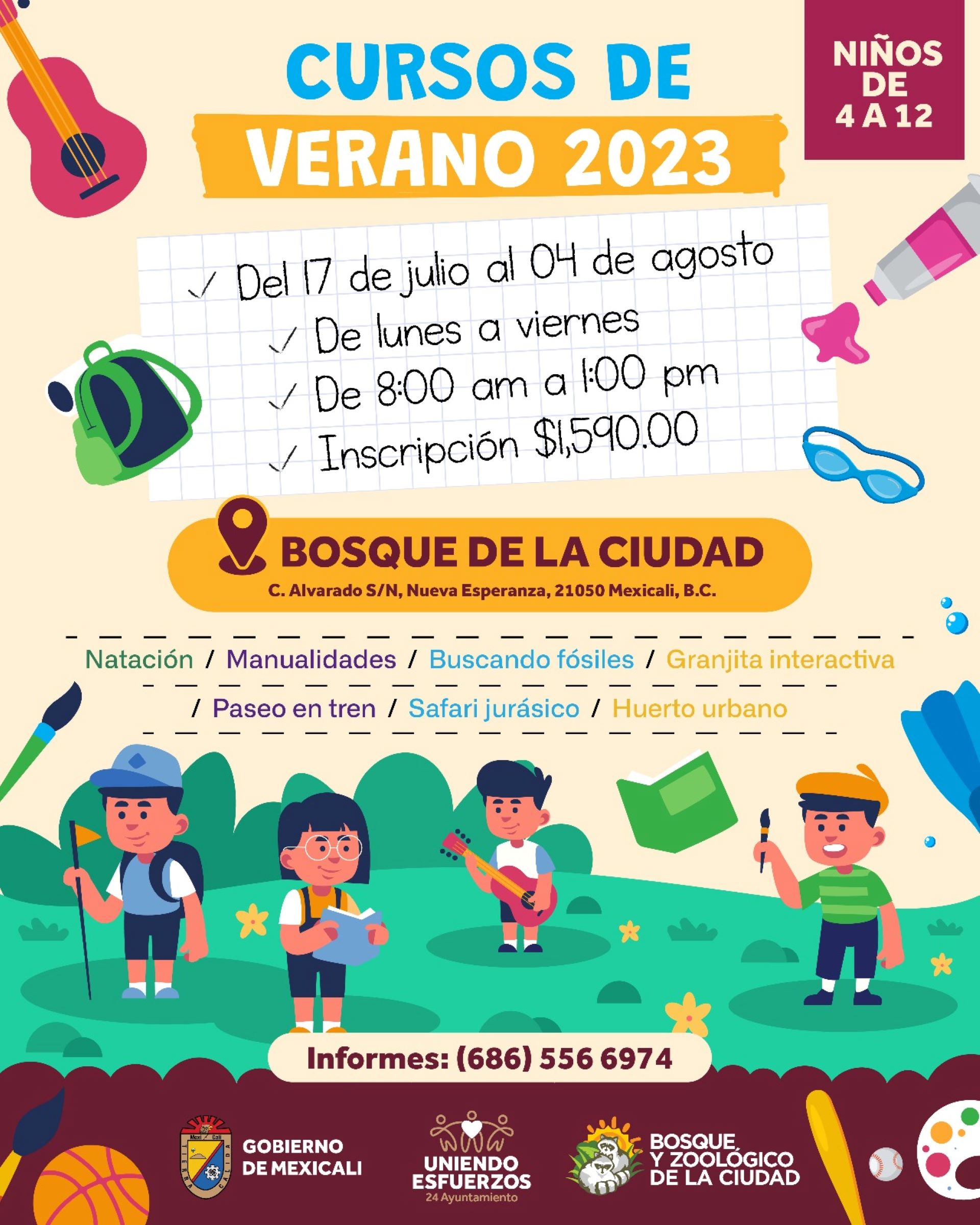 Ofrece Gobierno de Mexicali diversas opciones de cursos de verano