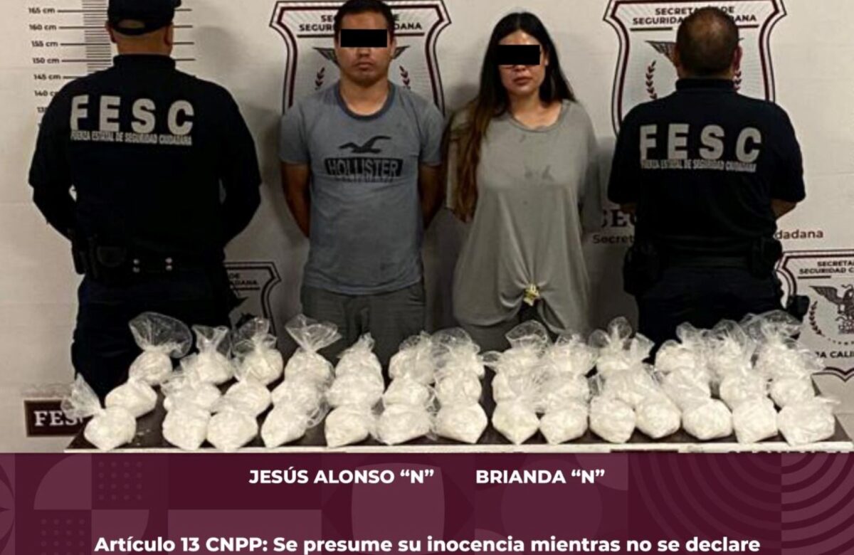 Asegura Fuerza Estatal más de 30 kilos de metanfetamina en Tijuana
