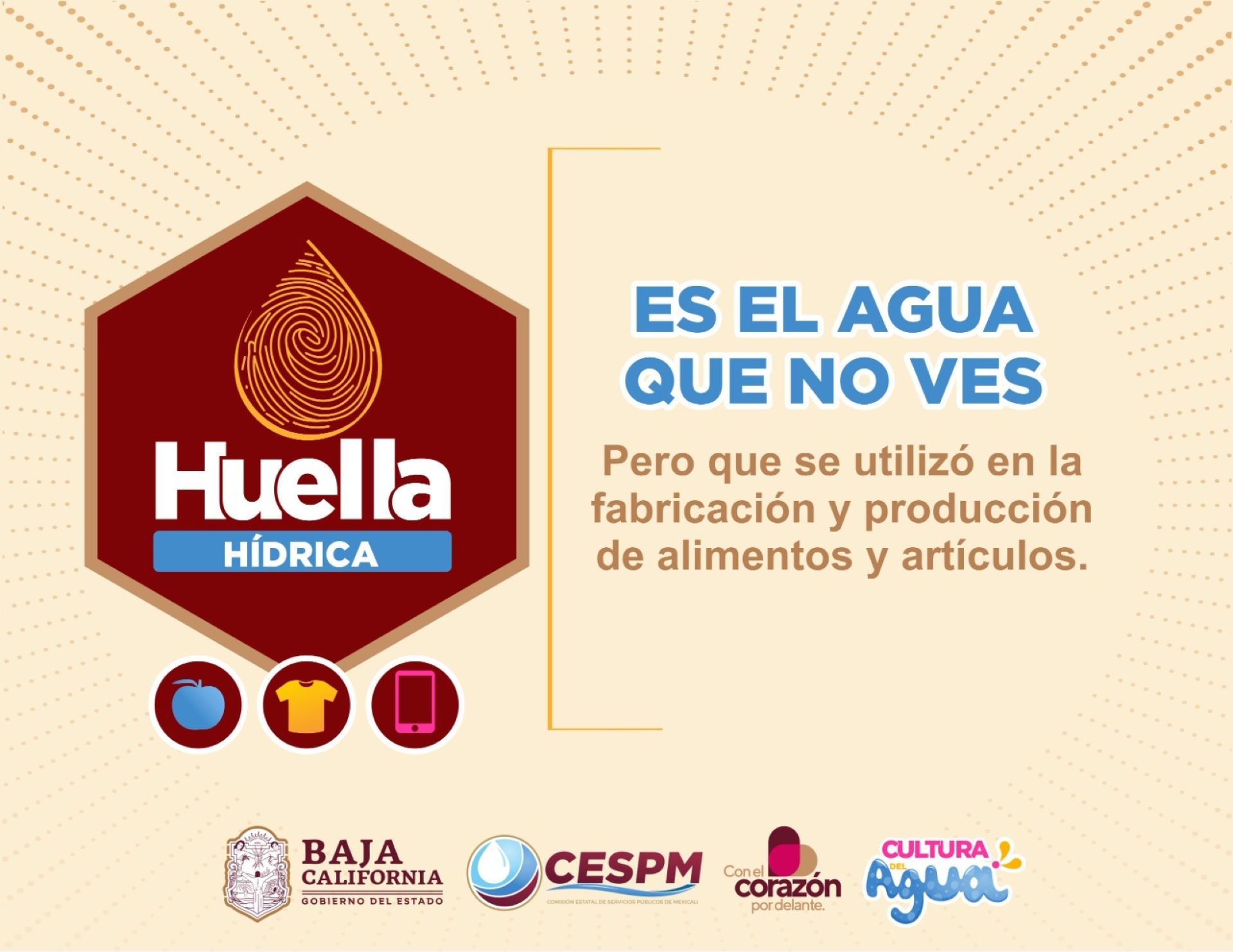 Expone CESPM la importancia de la huella hídrica para el uso correcto y preservación del agua