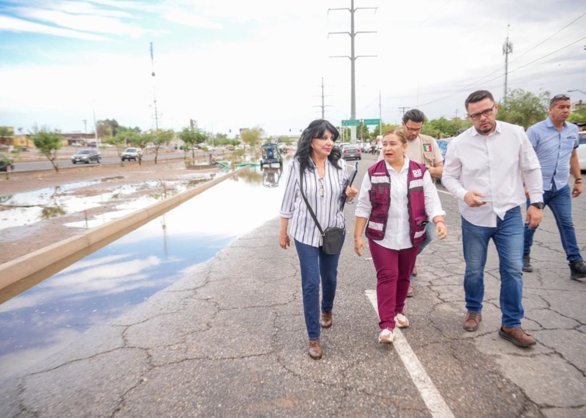 Unen esfuerzos para atender las incidencias tras tormenta