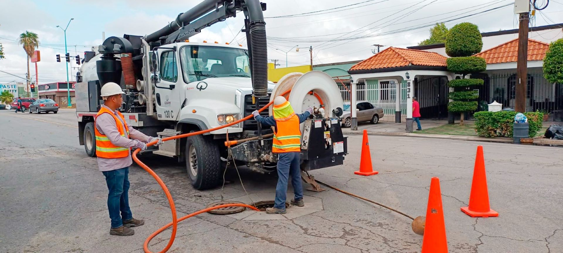 Continúa CESPM atendiendo reportes tras el paso de “Hillary” por Mexicali