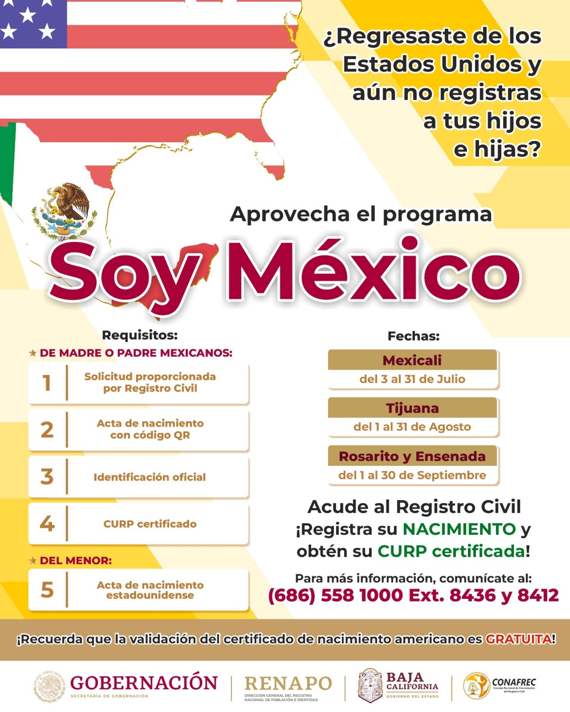 Arranca en Tijuana campaña de doble nacionalidad “Soy México” en beneficio de niñas, niños y adolescentes