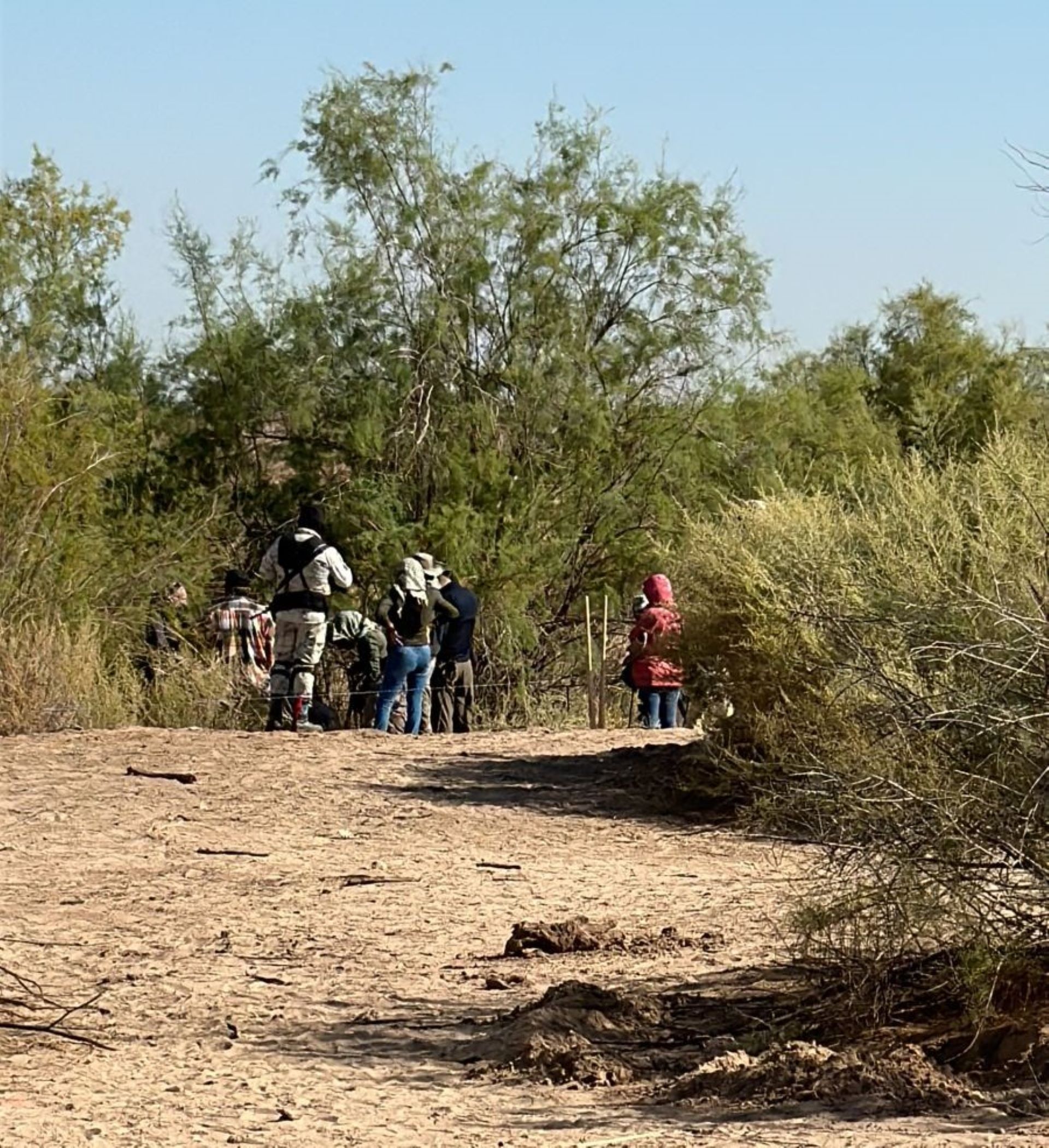 Colectivos localizan restos óseos en ejido Merida del Valle de Mexicali