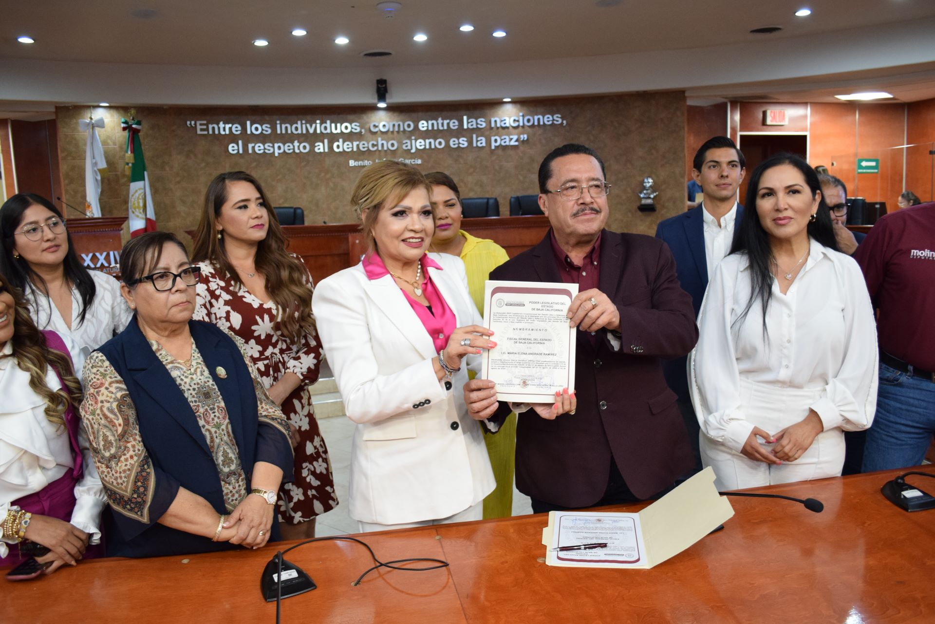 Congreso BC designa a Ma. Elena Andrade Ramírez como Fiscal General del Estado