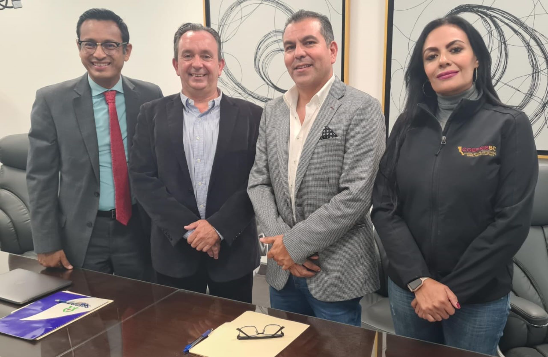 Firma Coepris BC carta de intención con asociación de casas de retiro