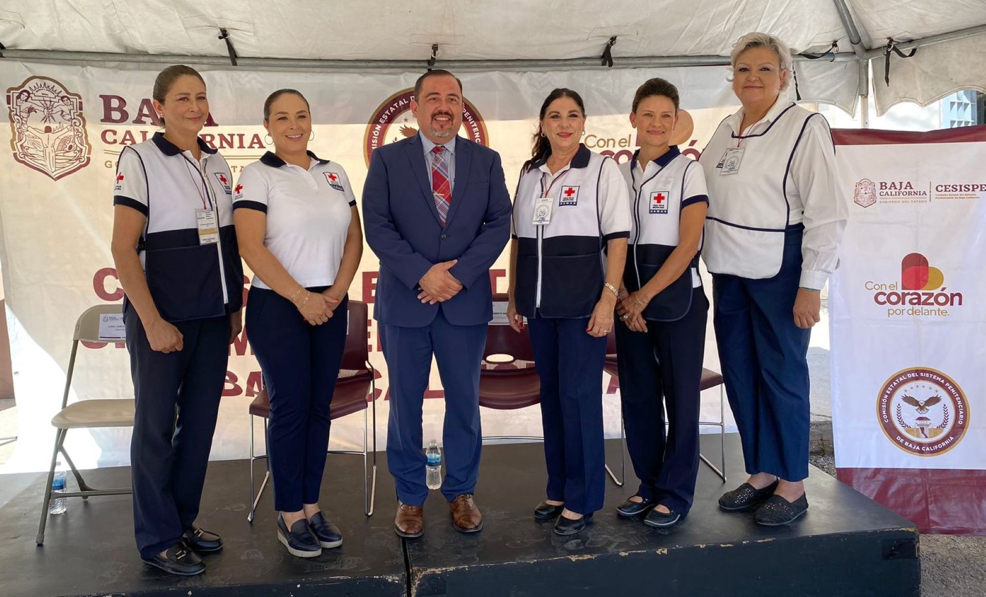 Recibe Cesispe apoyos de parte del voluntariado de Cruz Roja M Mexicali