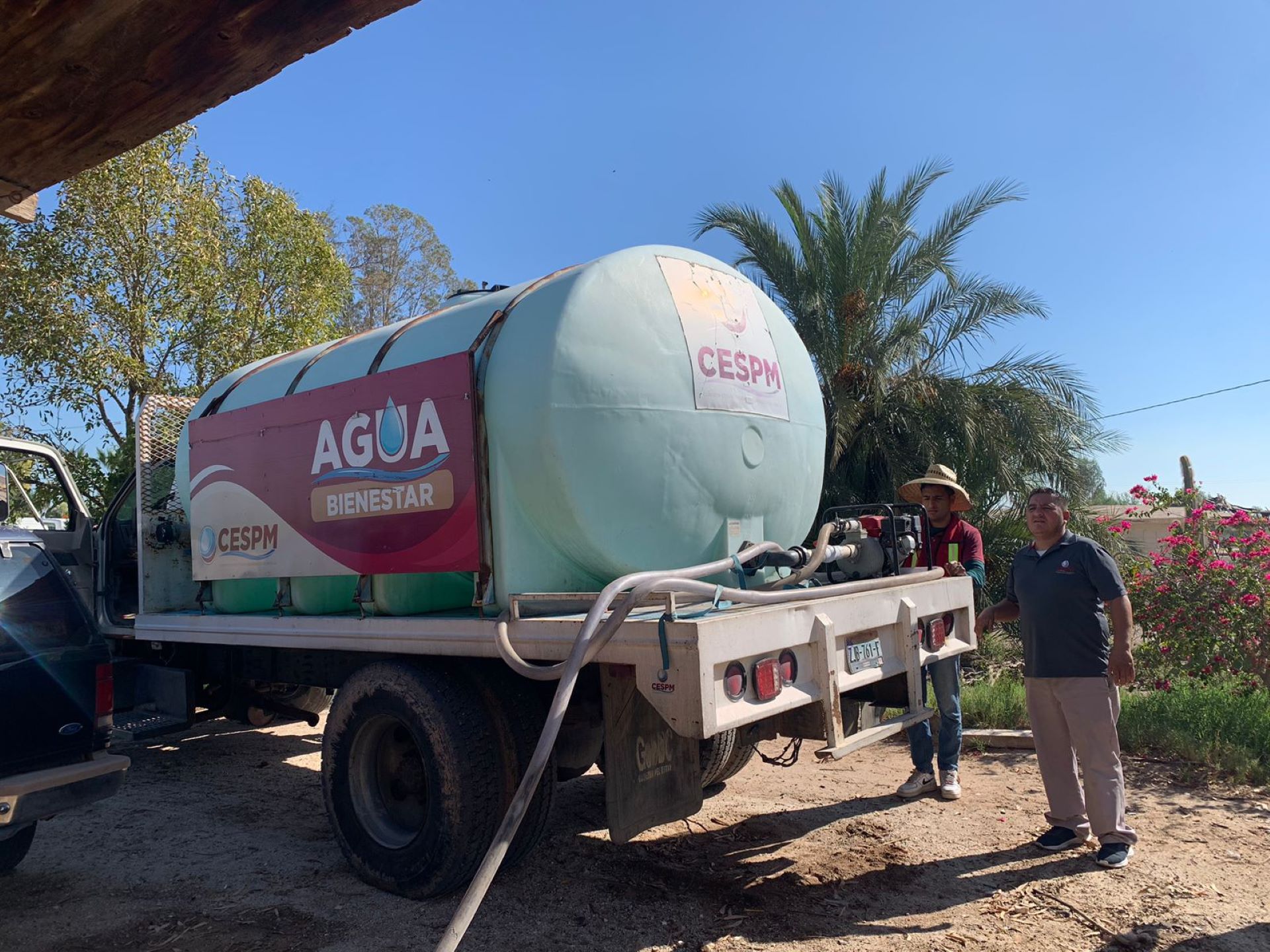 Garantiza CESPM suministro de agua potable a comunidad del ejido Miguel Hidalgo