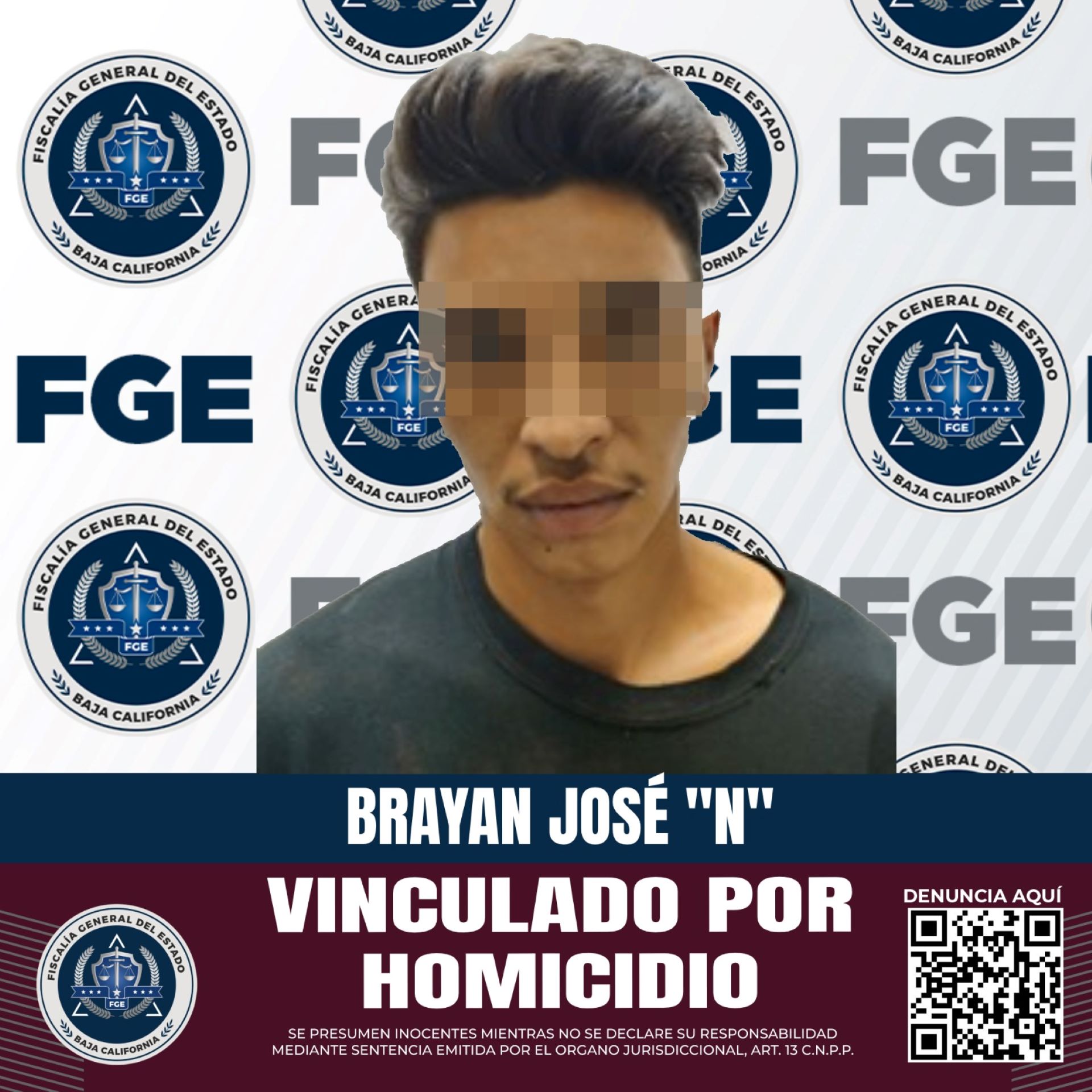 Queda en prisión presunto responsable de un homicidio