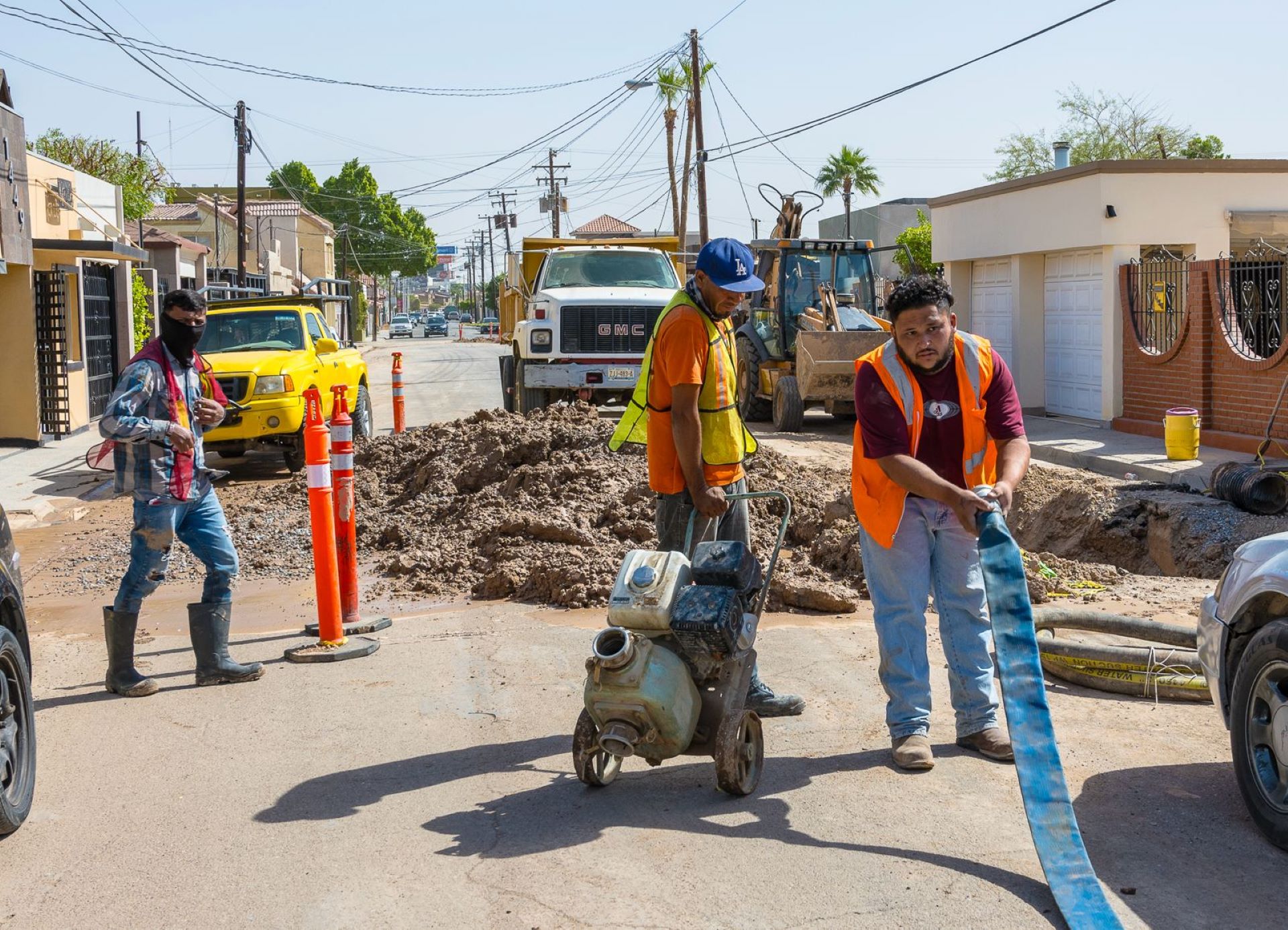 Realiza CESPM obra de drenaje pluvial en el fraccionamiento Vista Hermosa