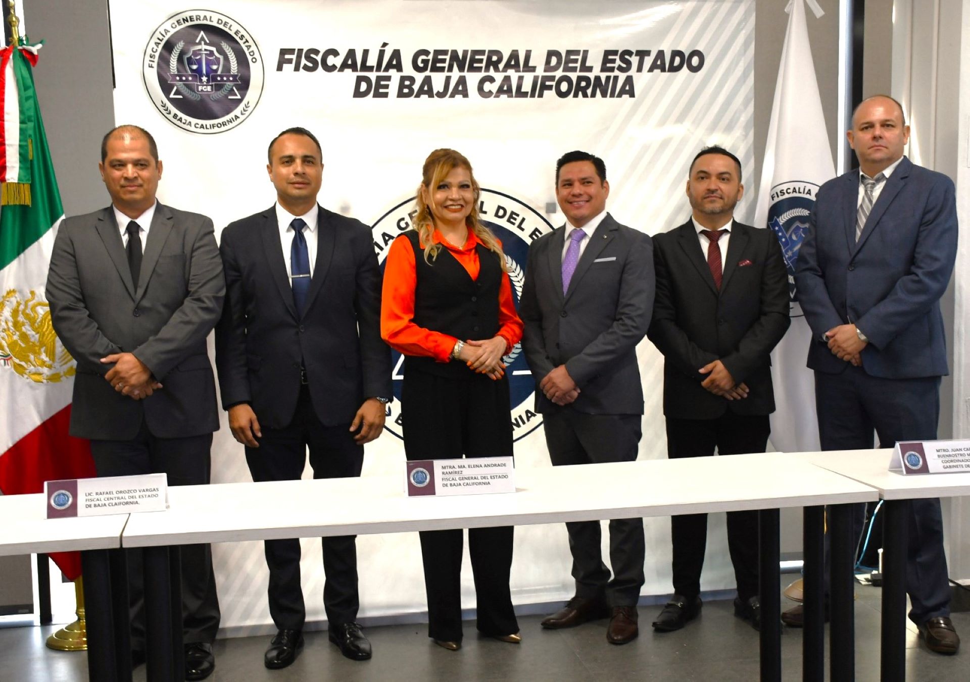 Nombra la fiscal general María Elena Andrade Ramírez a nuevos fiscales regionales