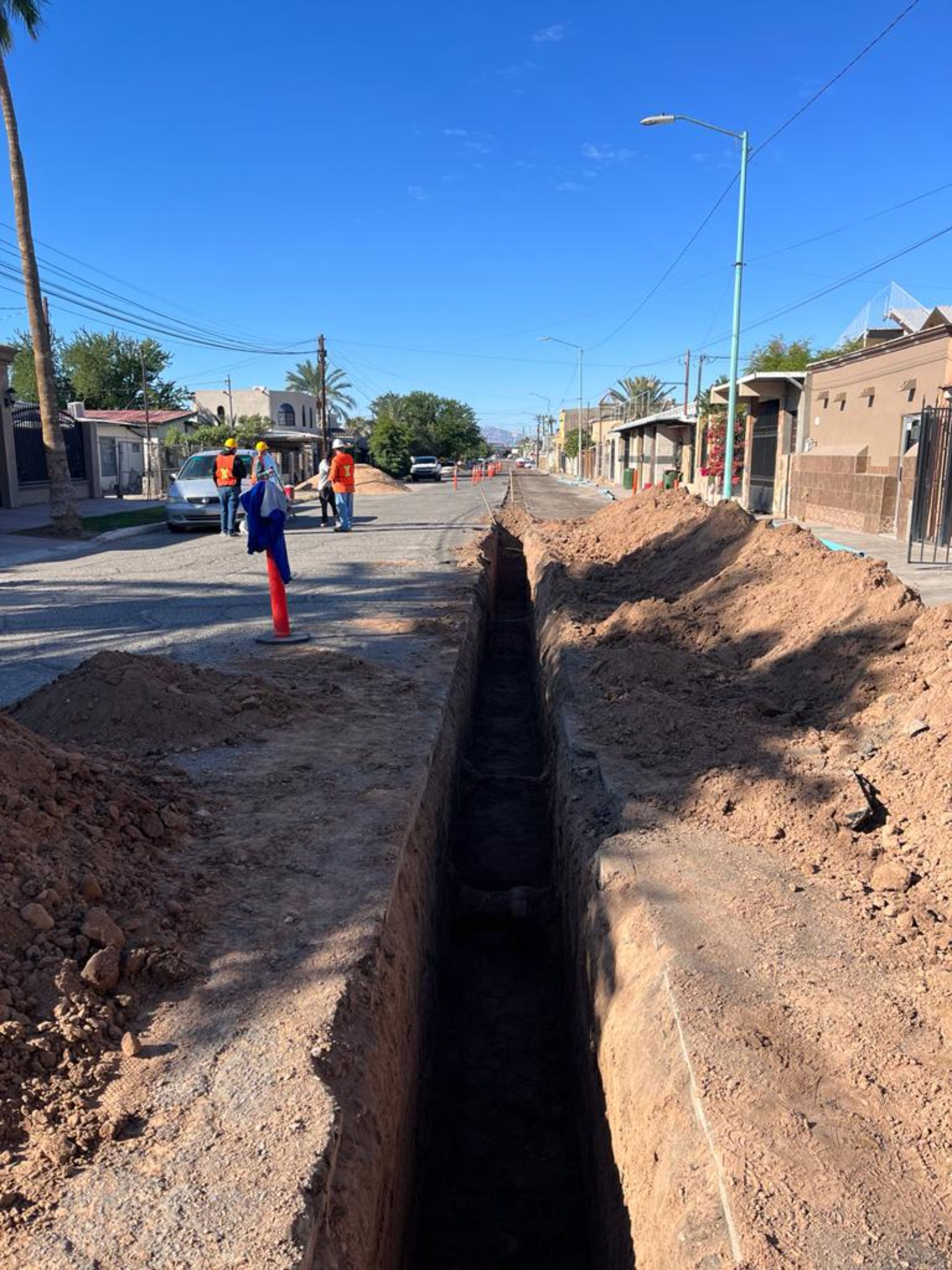 Renueva CESPM red de potable en la colonia Industrial de Mexicali