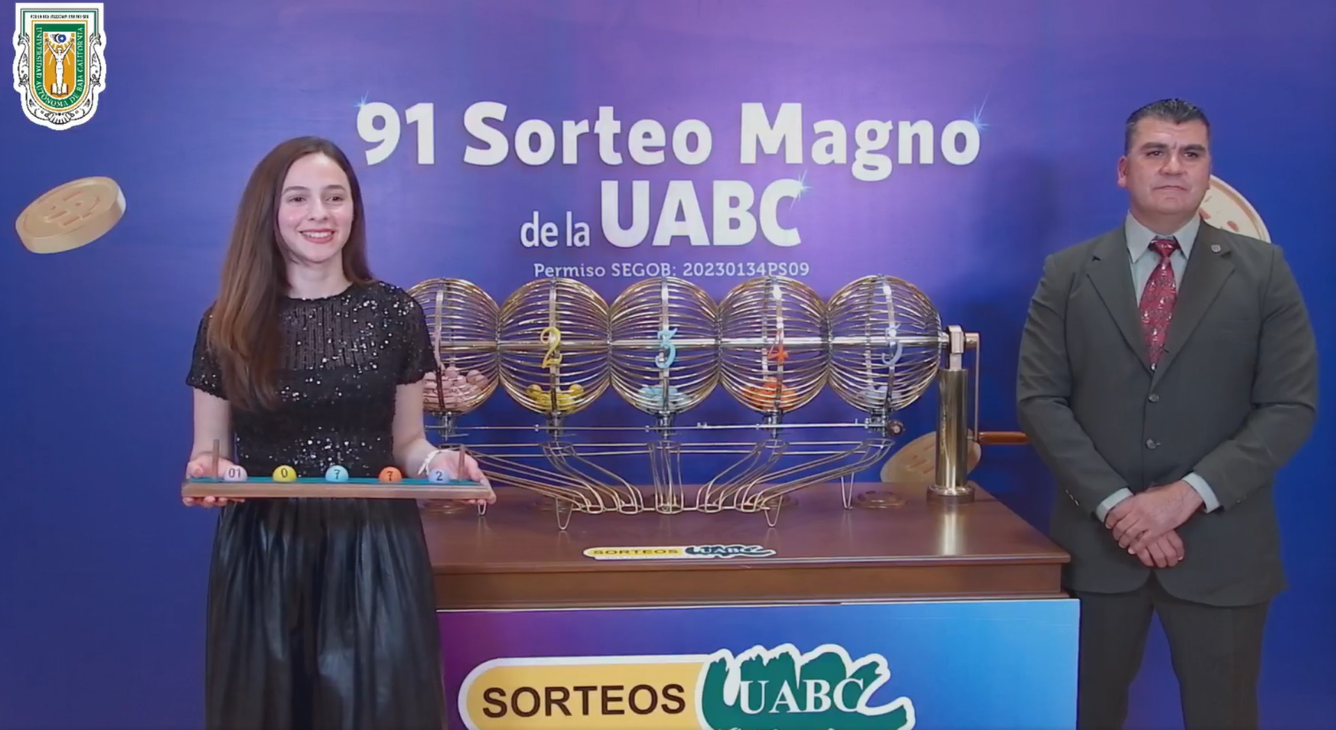 Michelle de Mexicali ganó los 24 millones de pesos del 91 Sorteo Magno de la UABC