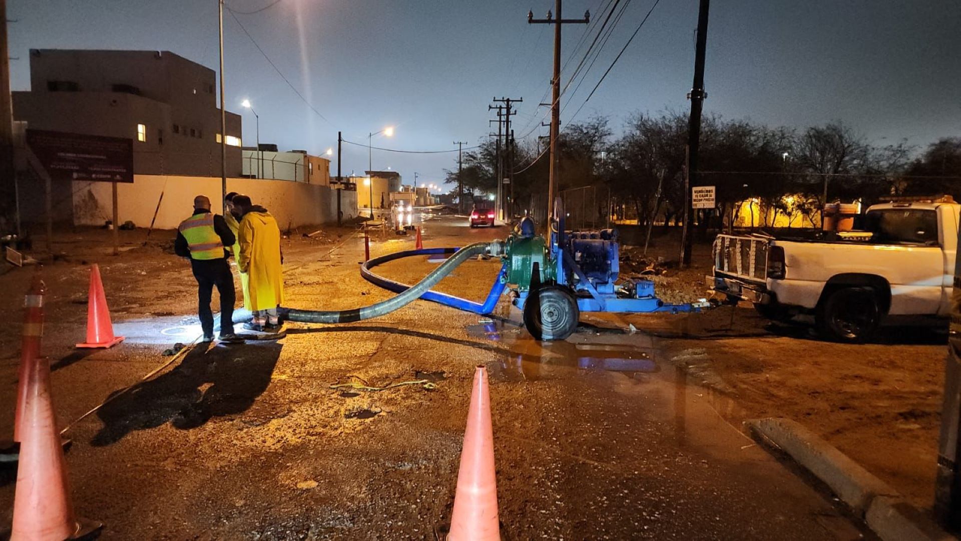 Despliega CESPM operativo nocturno para mitigar impacto del fenómeno meteorológico