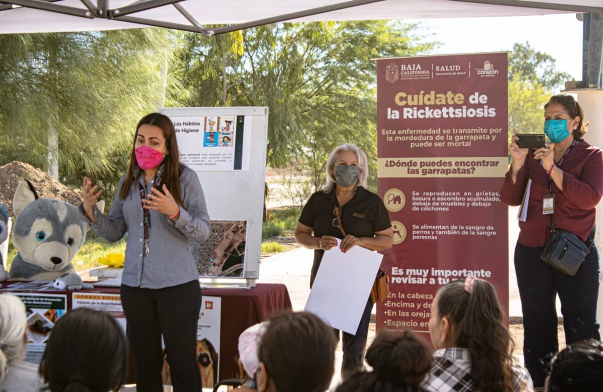 Realiza Jurisdicción de Salud Mexicali capacitaciones para prevenir la rickettsia