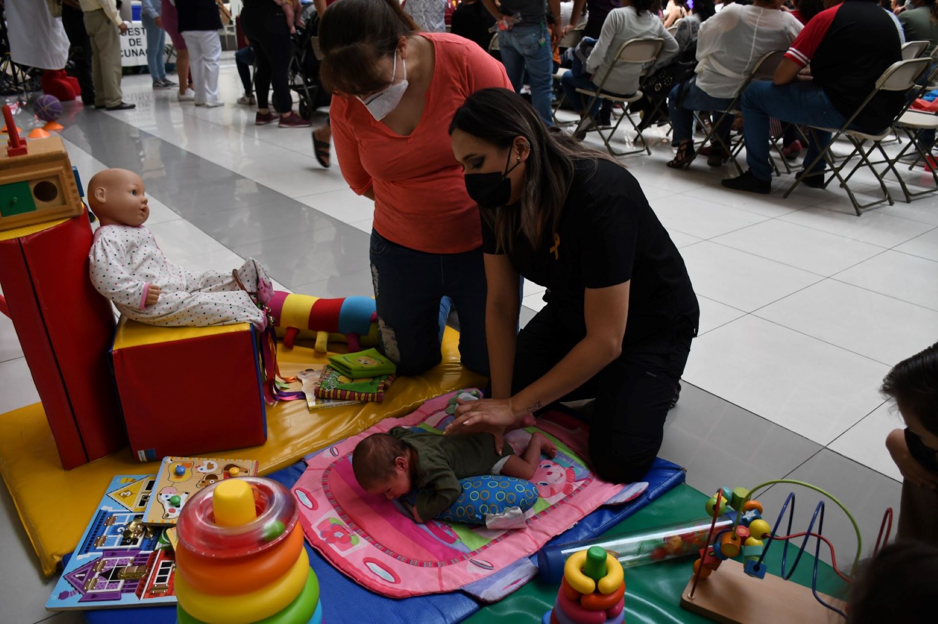 Ofrece JSSM en Centros de Salud, terapias de estimulación temprana para bebés y niños