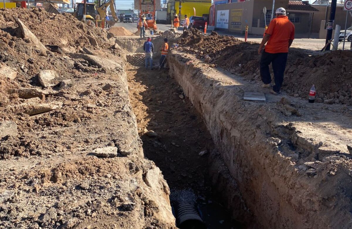 Concluye CESPM obra de reposición de alcantarillado pluvial en calle cuarta de González Ortega
