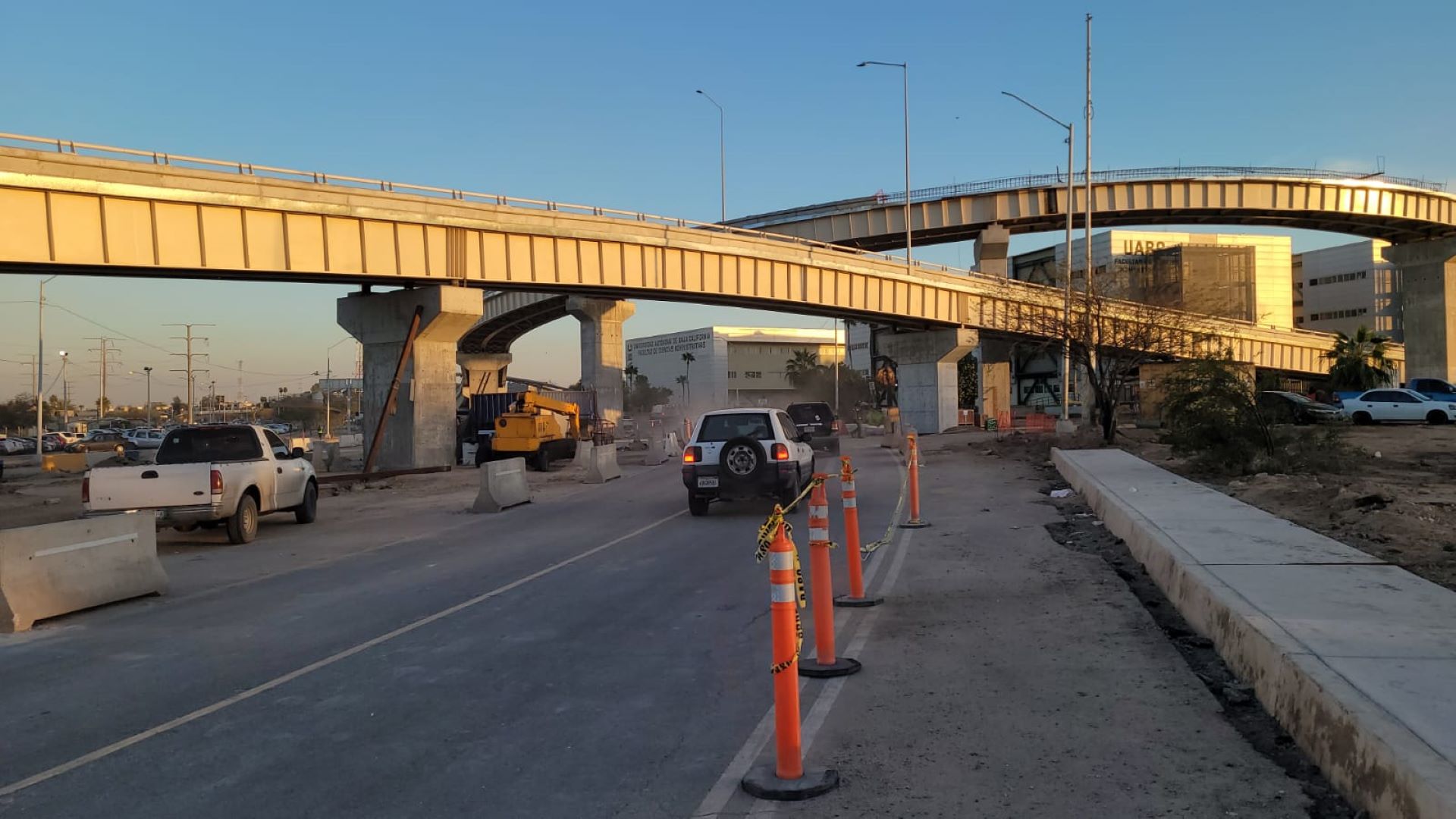 Abierta la circulación en río nuevo a la altura del Eje Central en Mexicali: SIDURT