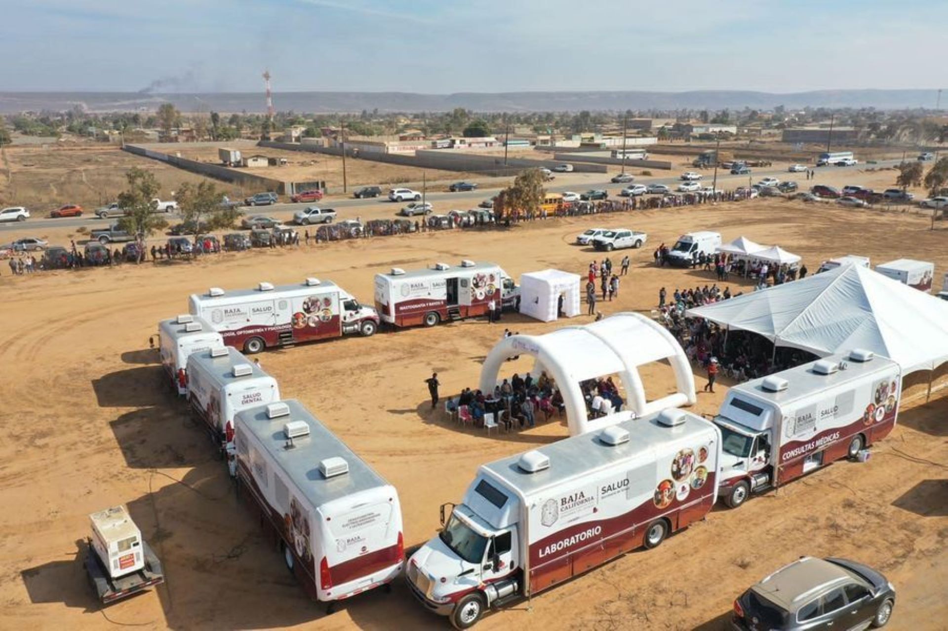 Atenderán  Centros de Salud Móviles de manera gratuita del 26 al 28 de marzo